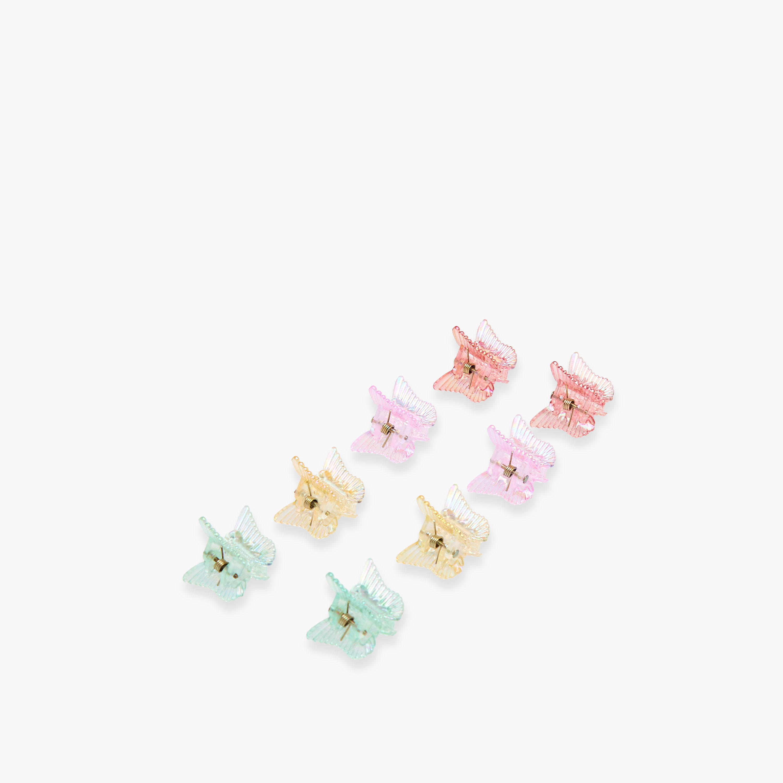 طقم مشابك شعر بتصميم فراشة عدد 8-women-hairaccessories-image-6