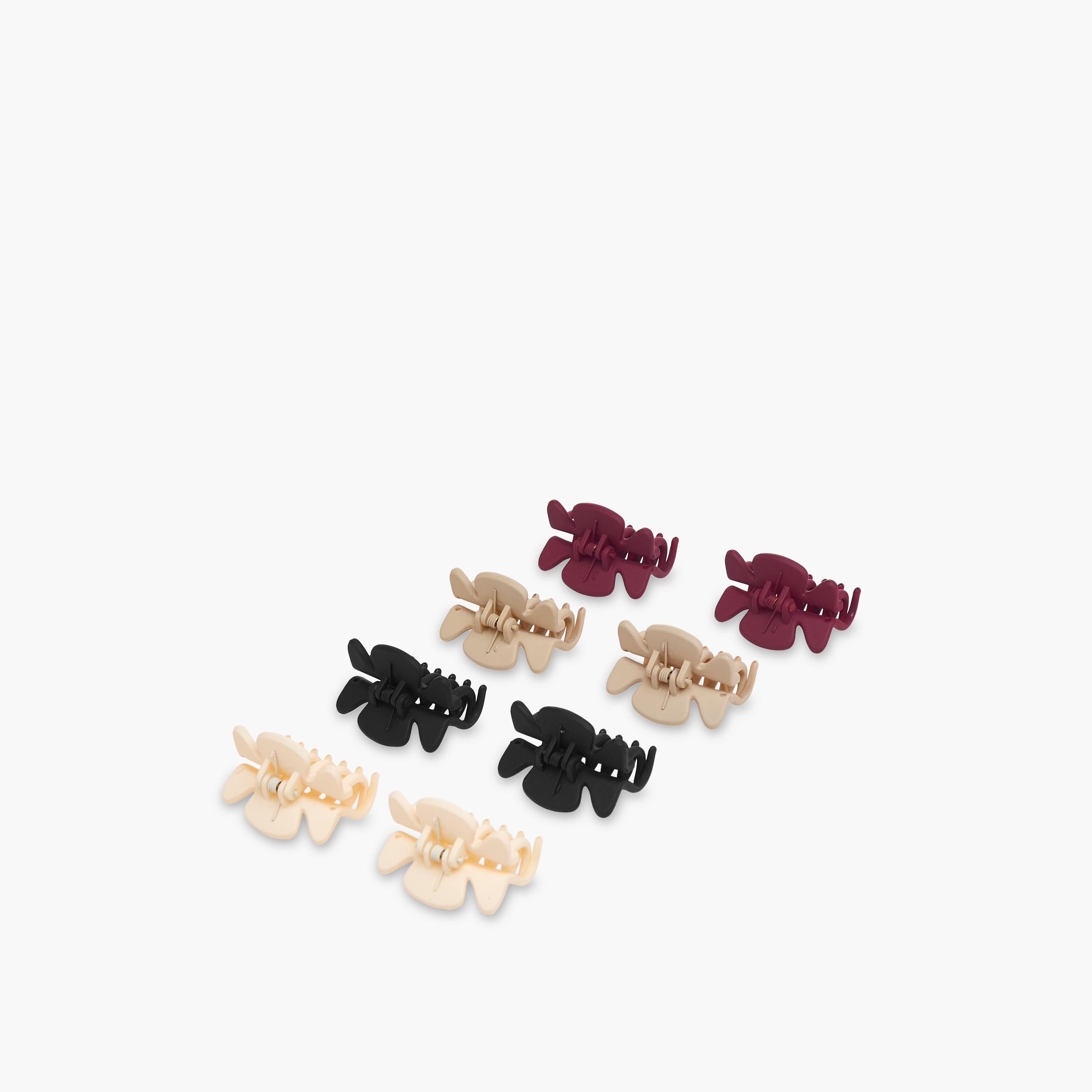 Set of 8 - Gloo Assorted Matte Hair Clamp-women-hairaccessories-image-6