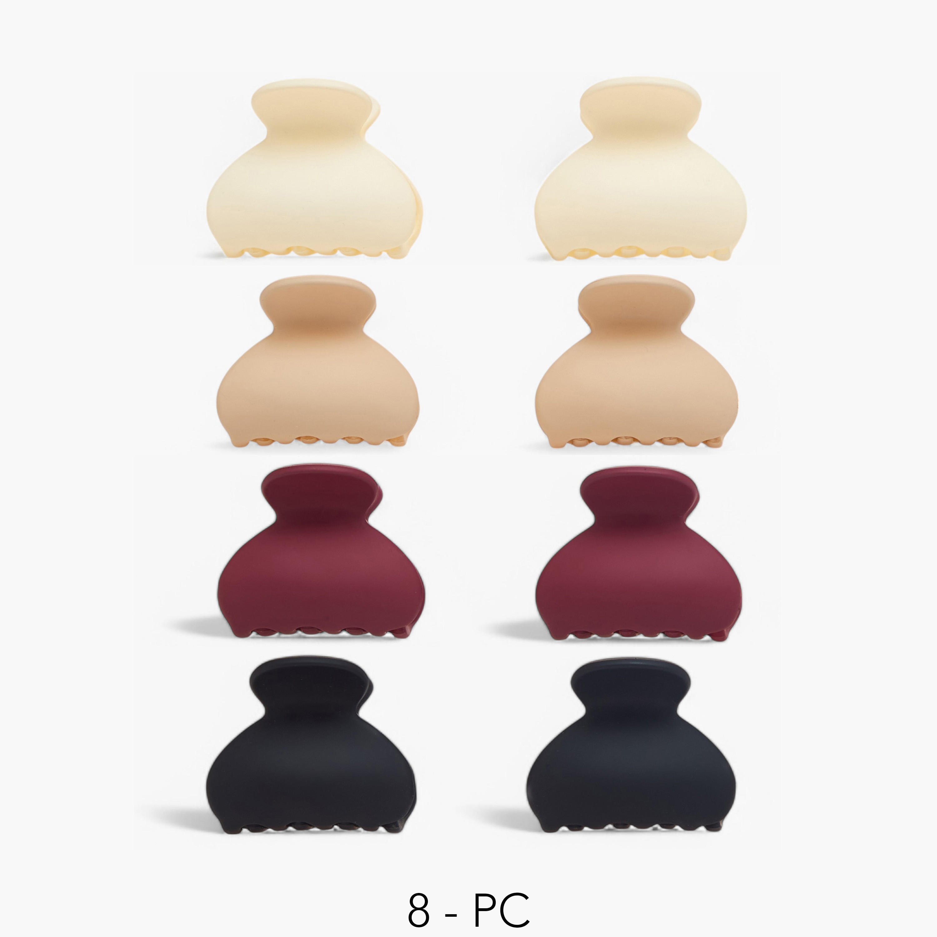 طقم مشابك شعر مطفية عدد 8 من جلوو-women-hairaccessories-image-1