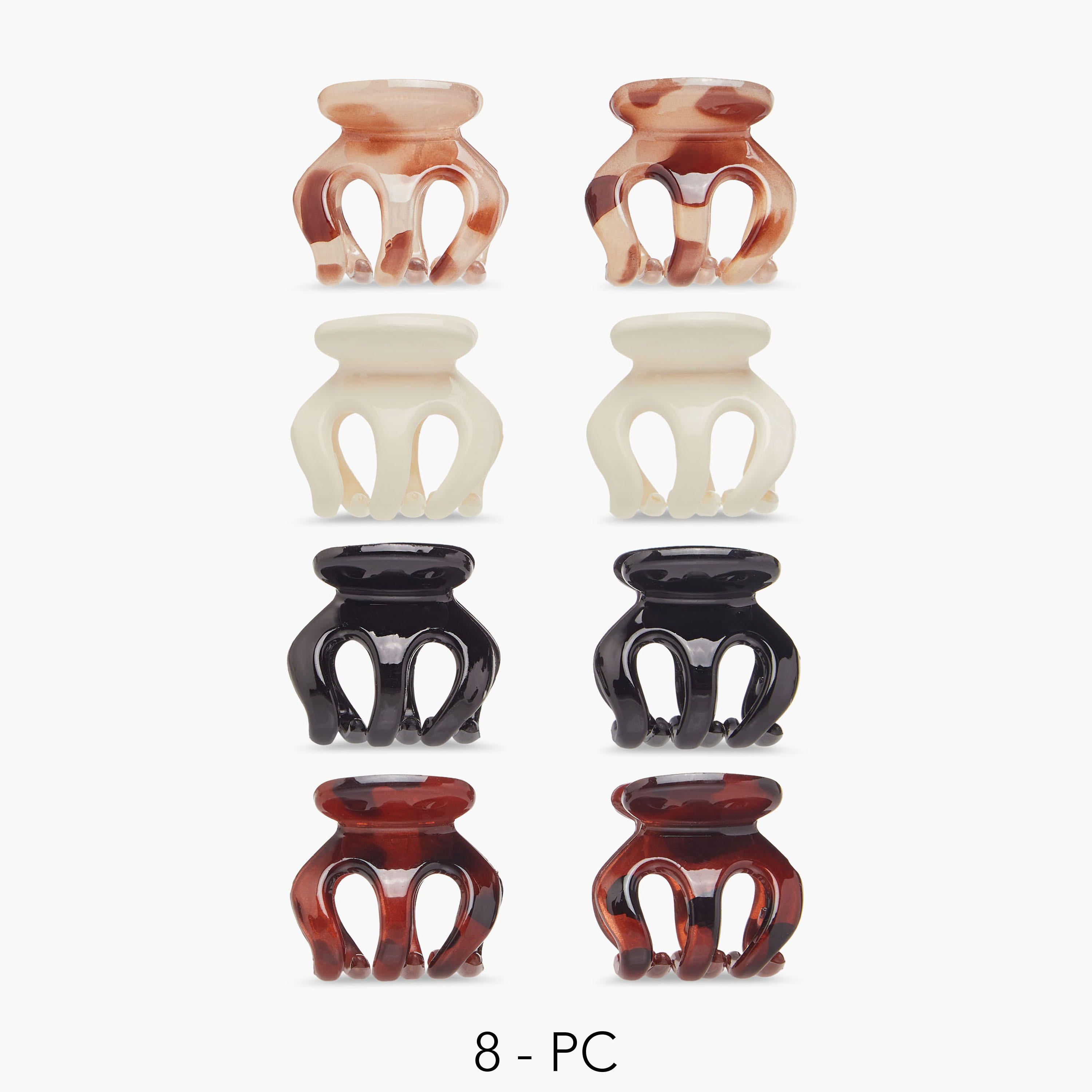 مشابك شعر متنوعة من جلو - طقم 8 قطع-women-hairaccessories-clamps-image-7