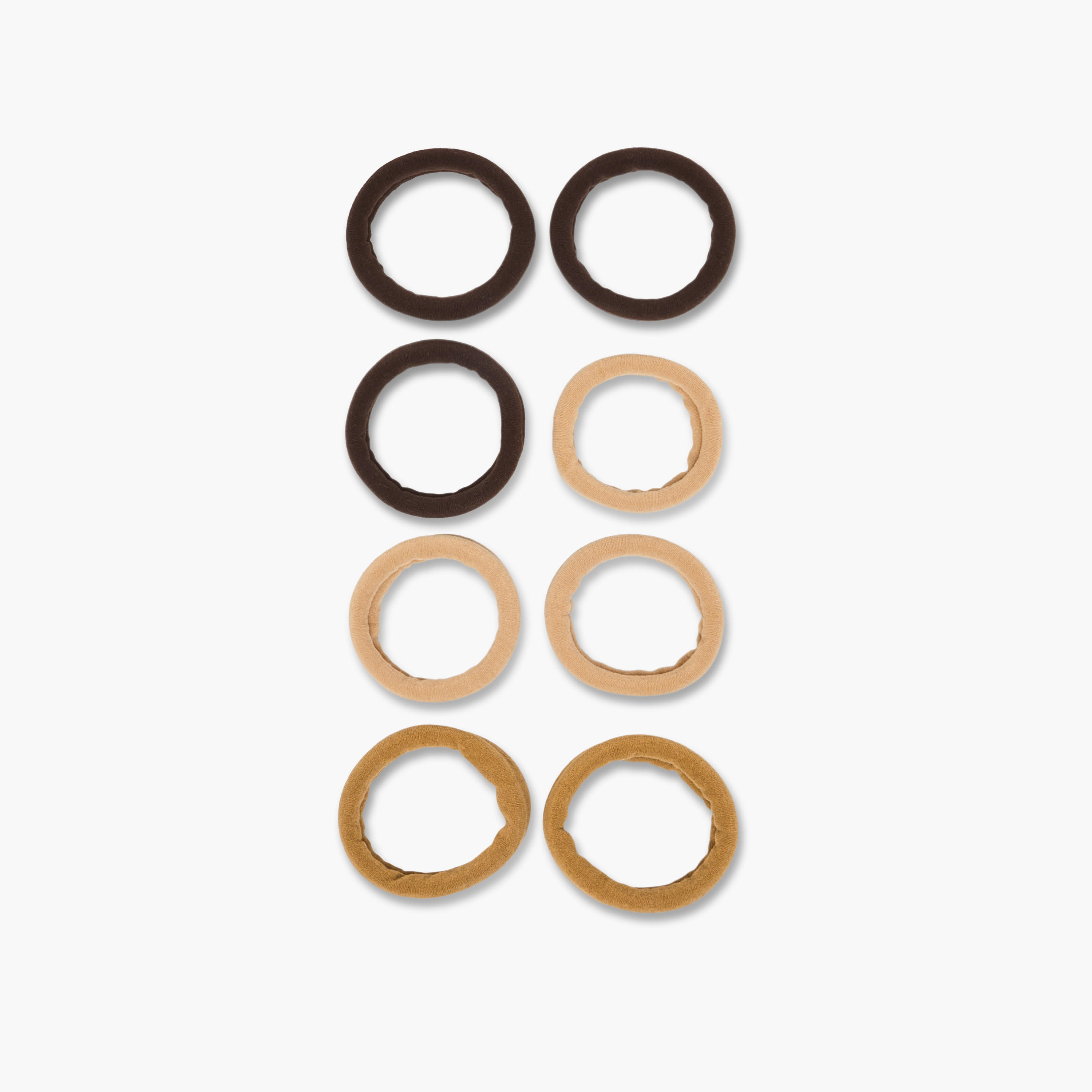 Set of 8 - Solid Hair Tie-women-hairaccessories-scrunchies-image-2