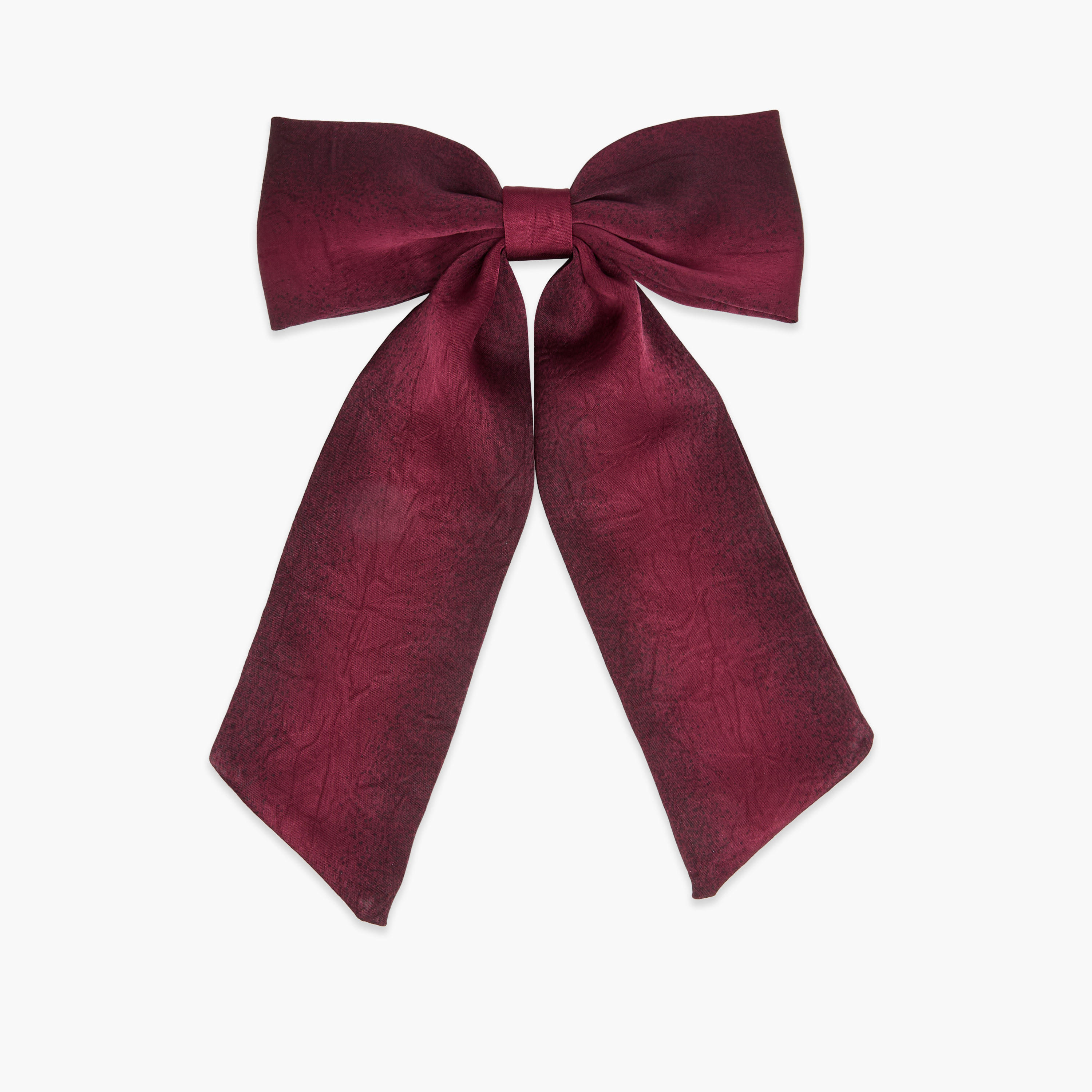 Jacquard Textured Bow Hair Clip-women-hairaccessories-clips-image-1