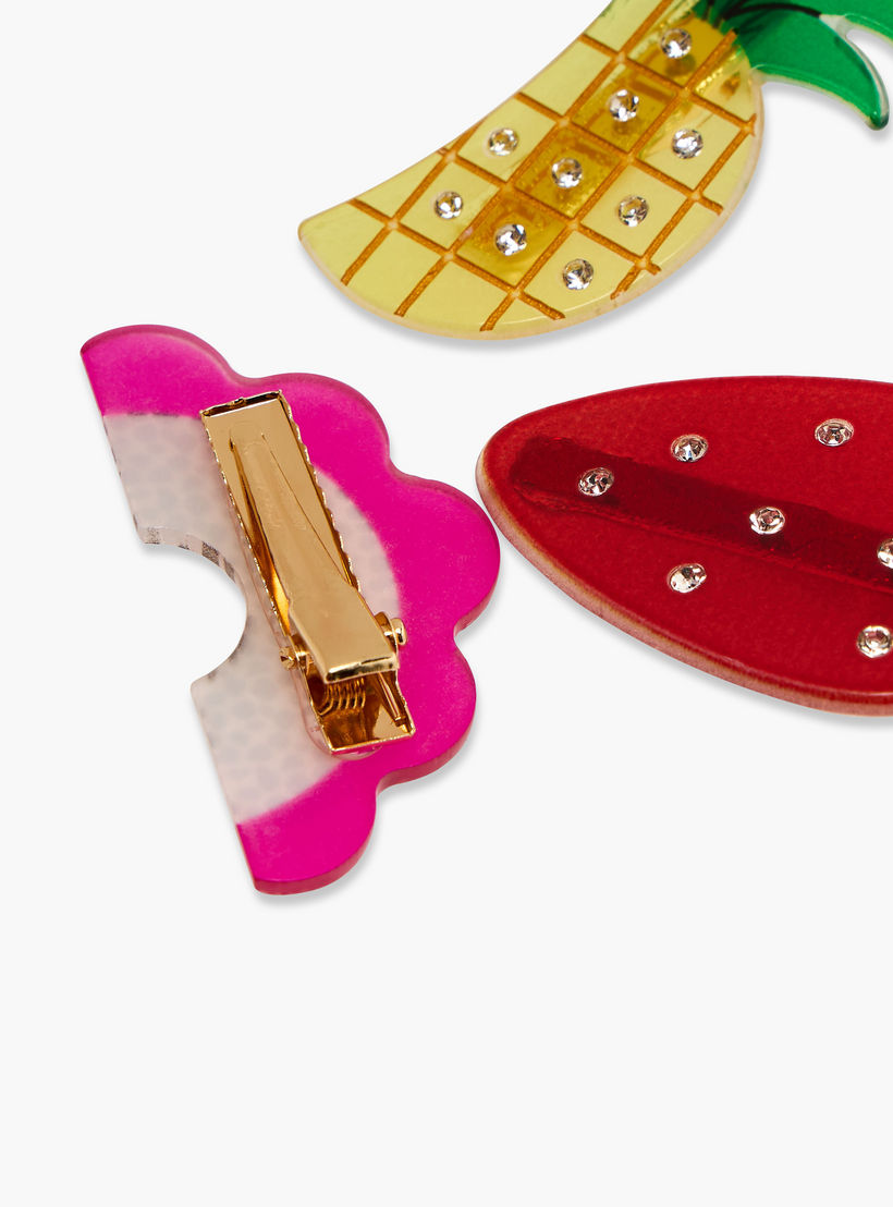 مشبك شعر بتصميم فواكه - طقم من 3 قطع-women-hairaccessories-clips-image-1