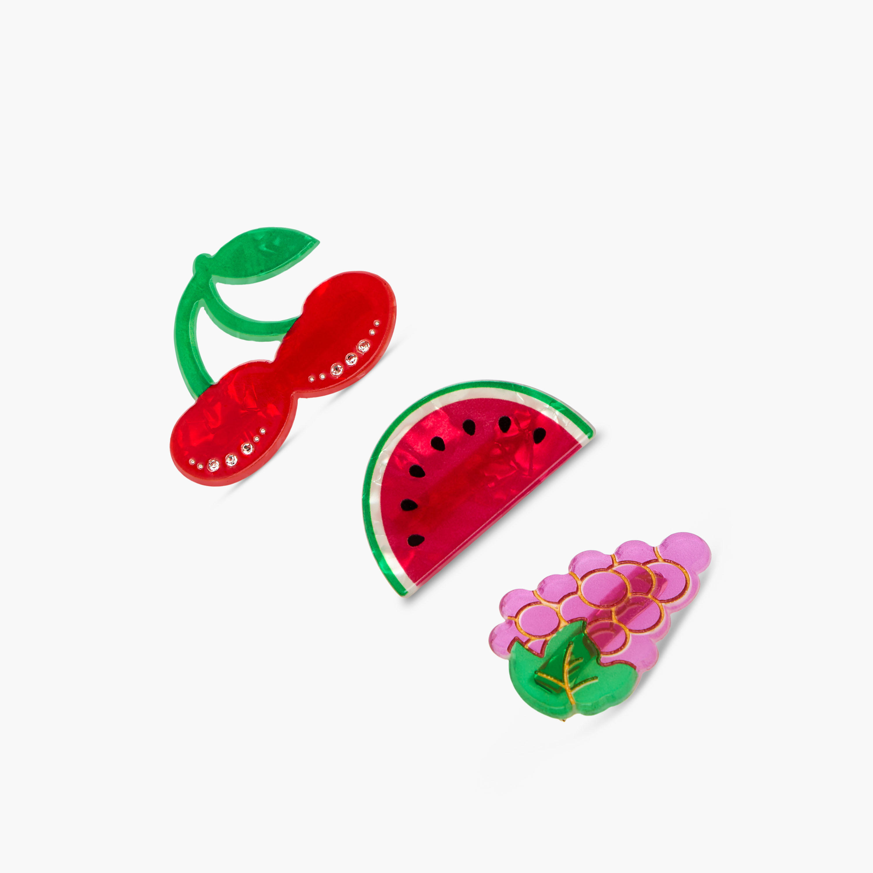 مشبك شعر بتصميم فواكه - طقم من 3 قطع-women-hairaccessories-clips-image-2