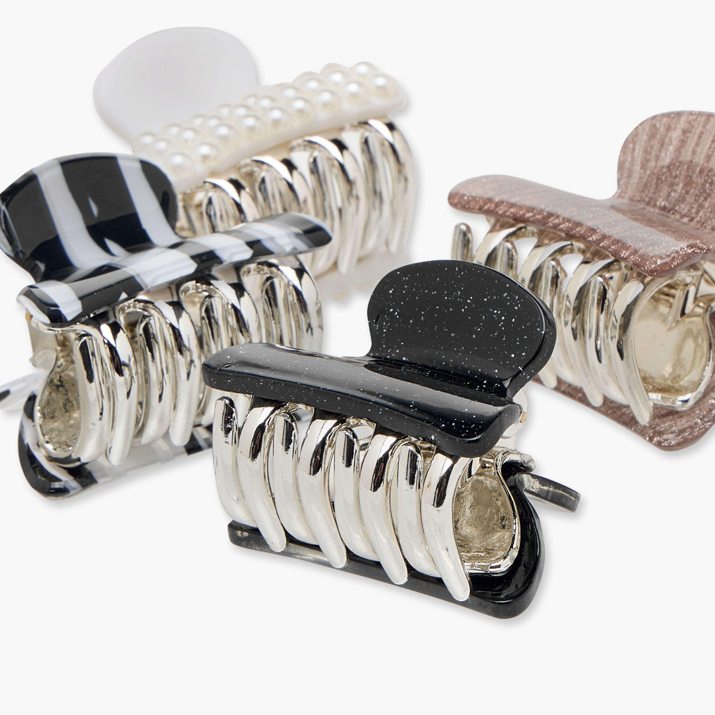 مشابك شعر متنوعة - طقم 4 قطع-women-hairaccessories-clamps-image-2