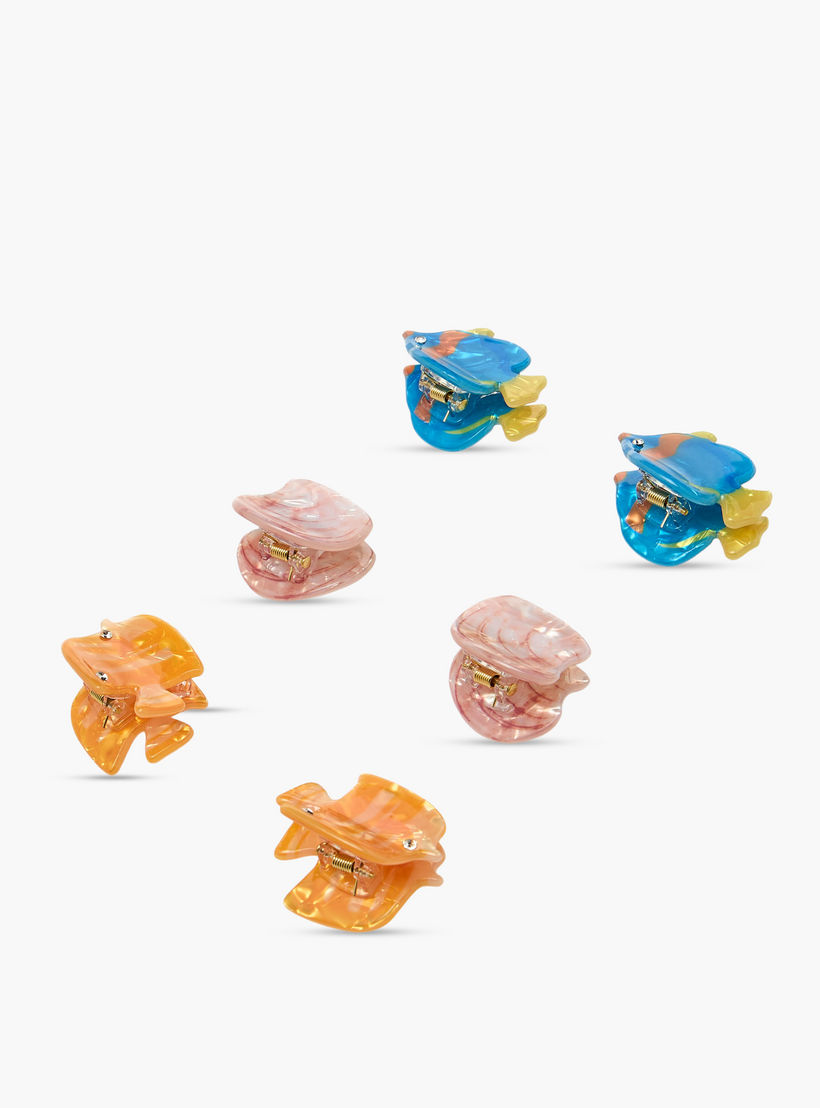مشبك شعر على شكل سمكة - طقم من 6 قطع-women-hairaccessories-clamps-image-6