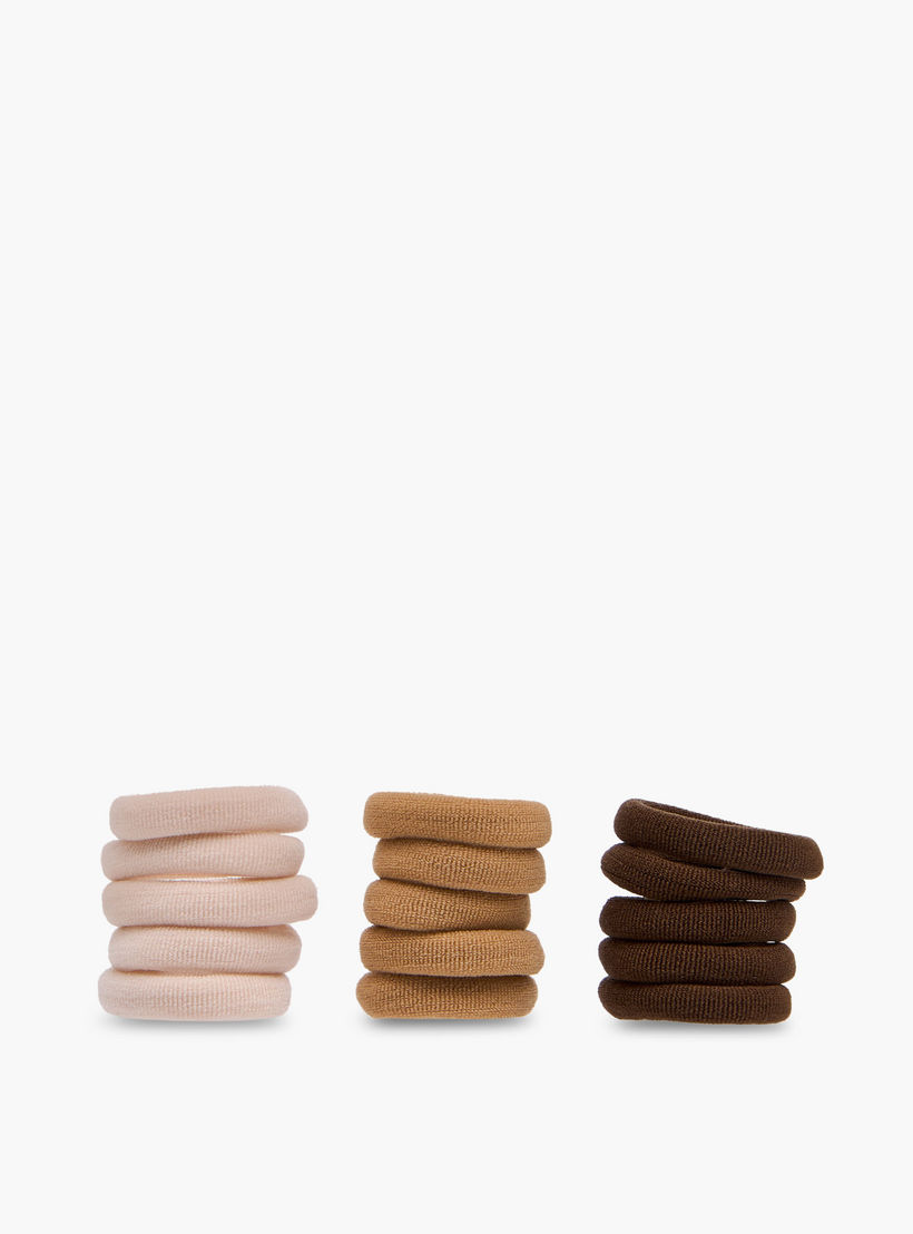 طقم ربطات شعر 15 قطعة متنوعة من جلو-women-hairaccessories-scrunchies-image-2