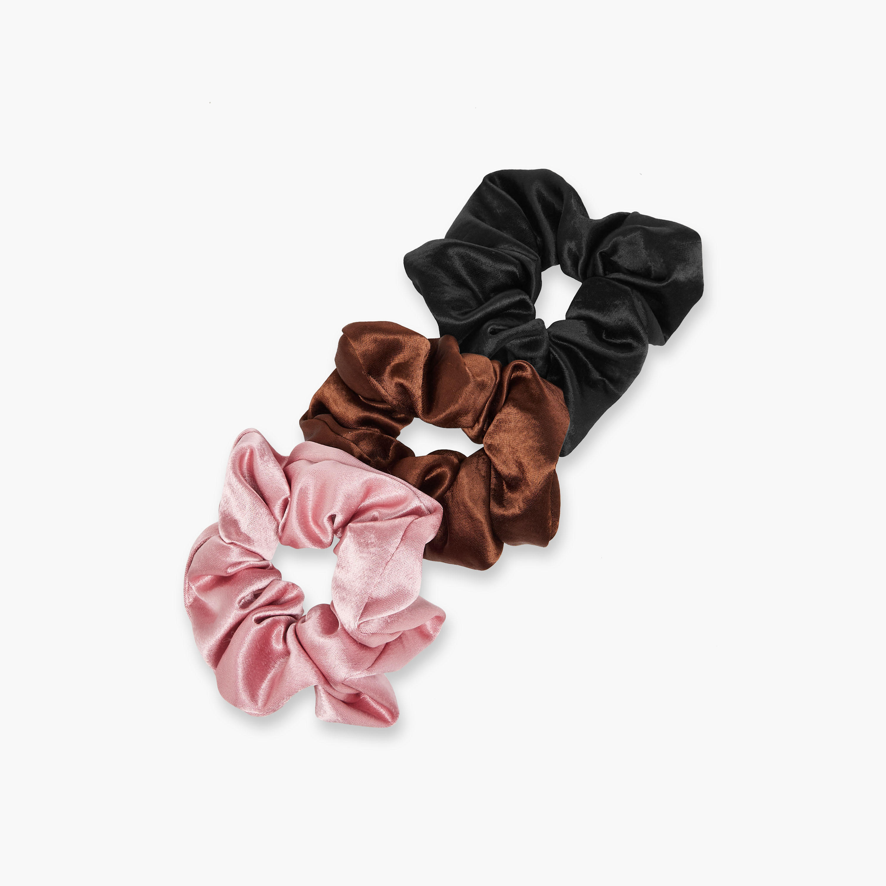ربطات سكرانشي شعر مطاطية من جلو - طقم 3 قطع-women-hairaccessories-scrunchies-image-2