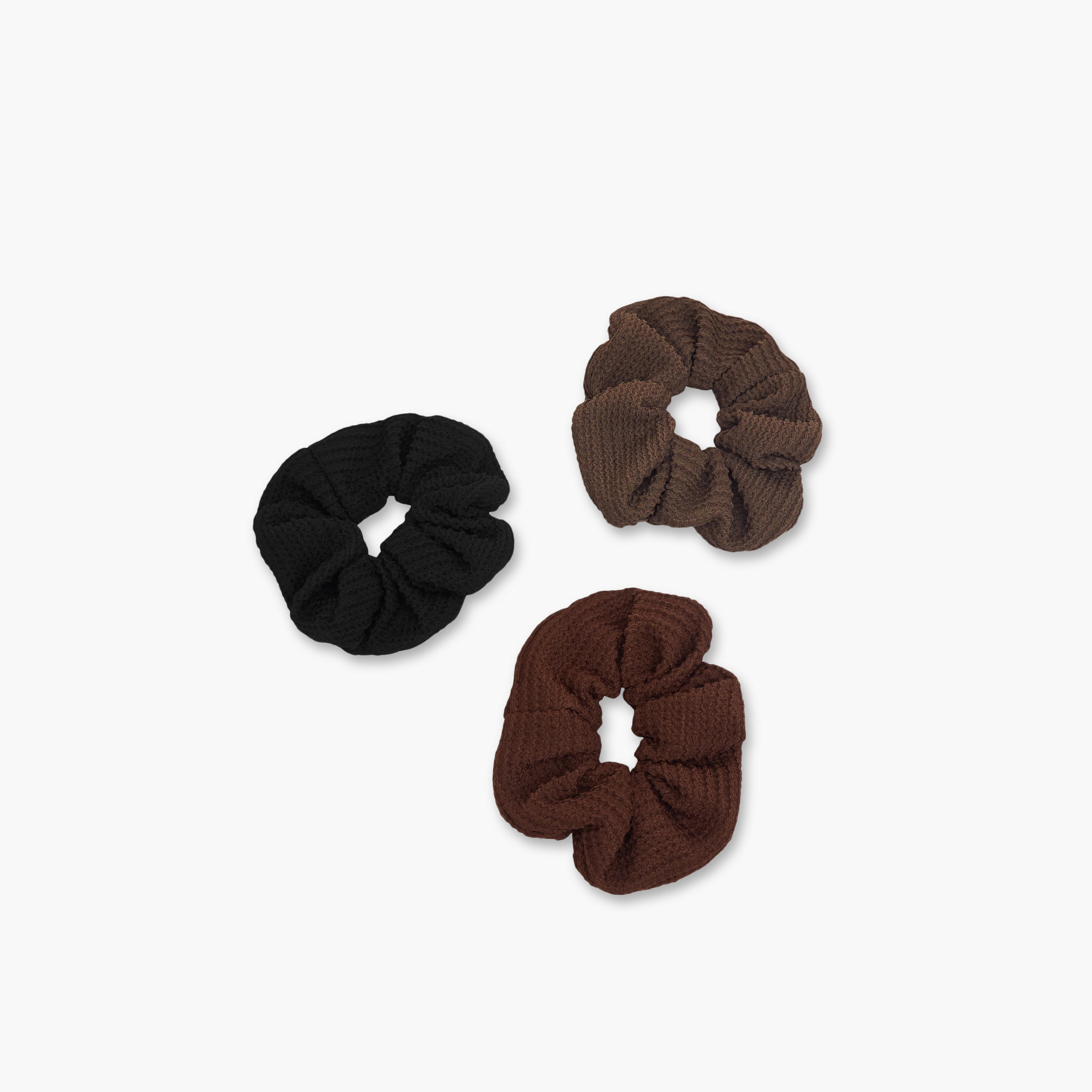 Set of 3 - Gloo Textured Scrunchie-women-hairaccessories-image-3
