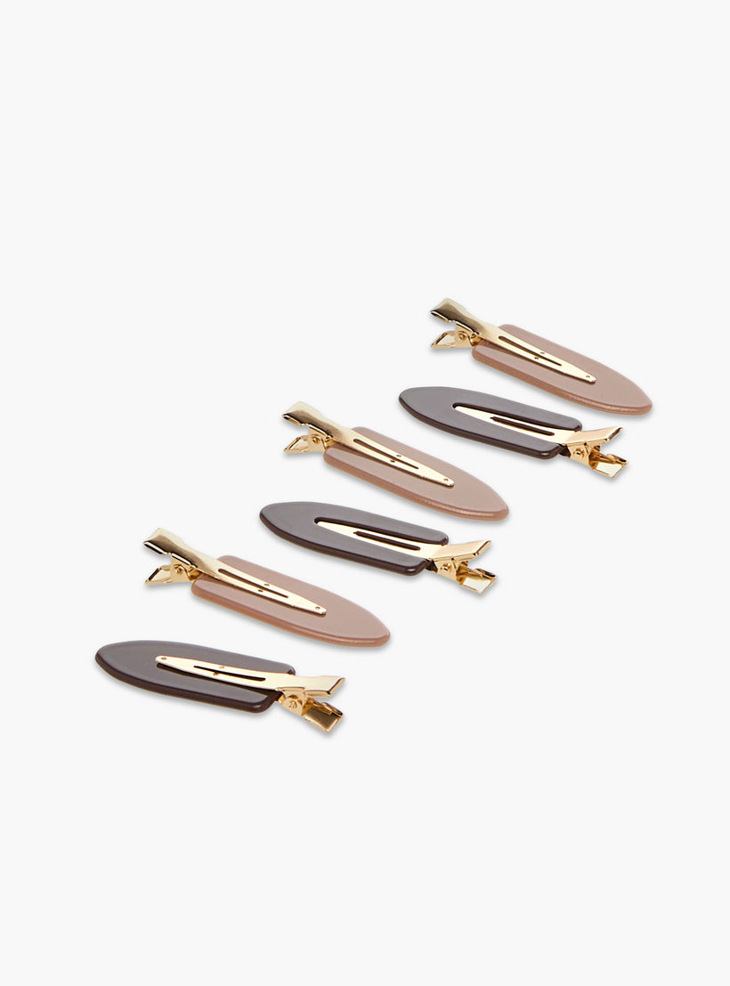 مشبك شعر ميتاليك من جلو - طقم 6 قطع-women-hairaccessories-clips-image-3