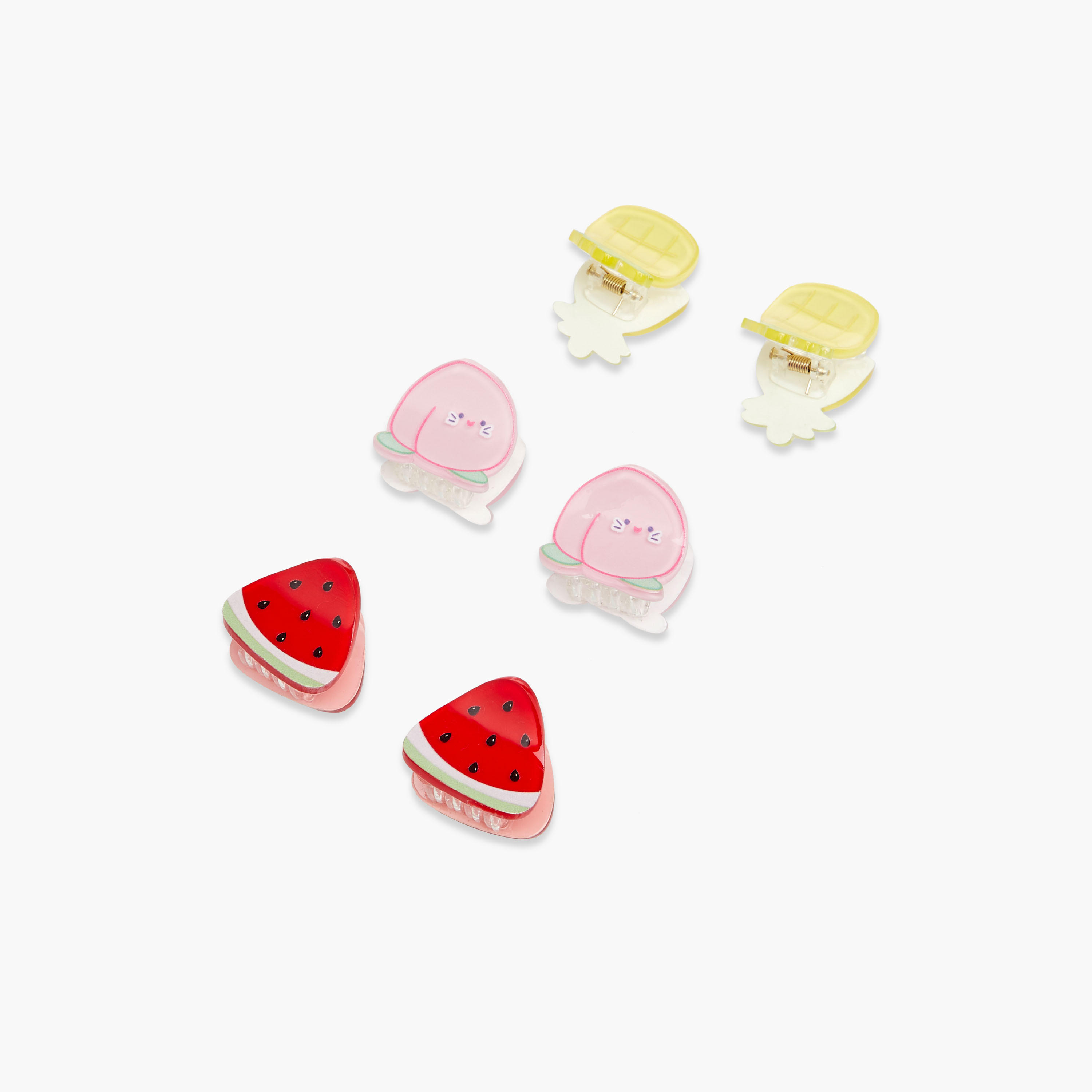 Set of 6 - Gloo Fruit Hair Clamp-women-hairaccessories-clamps-image-5