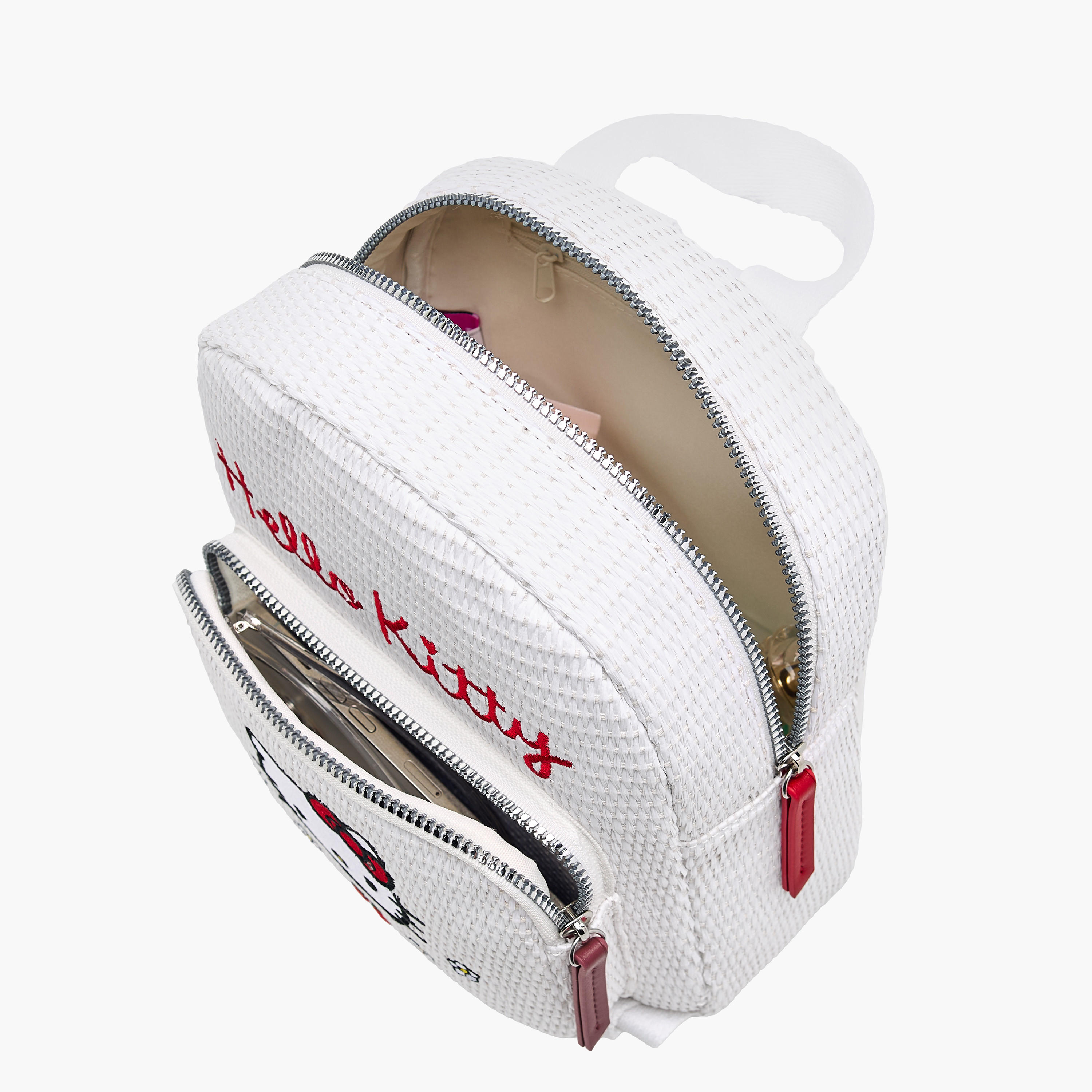 Hello Kitty Embroidered Backpack with Adjustable Straps-women-bagsandwallets-backpacks-image-8