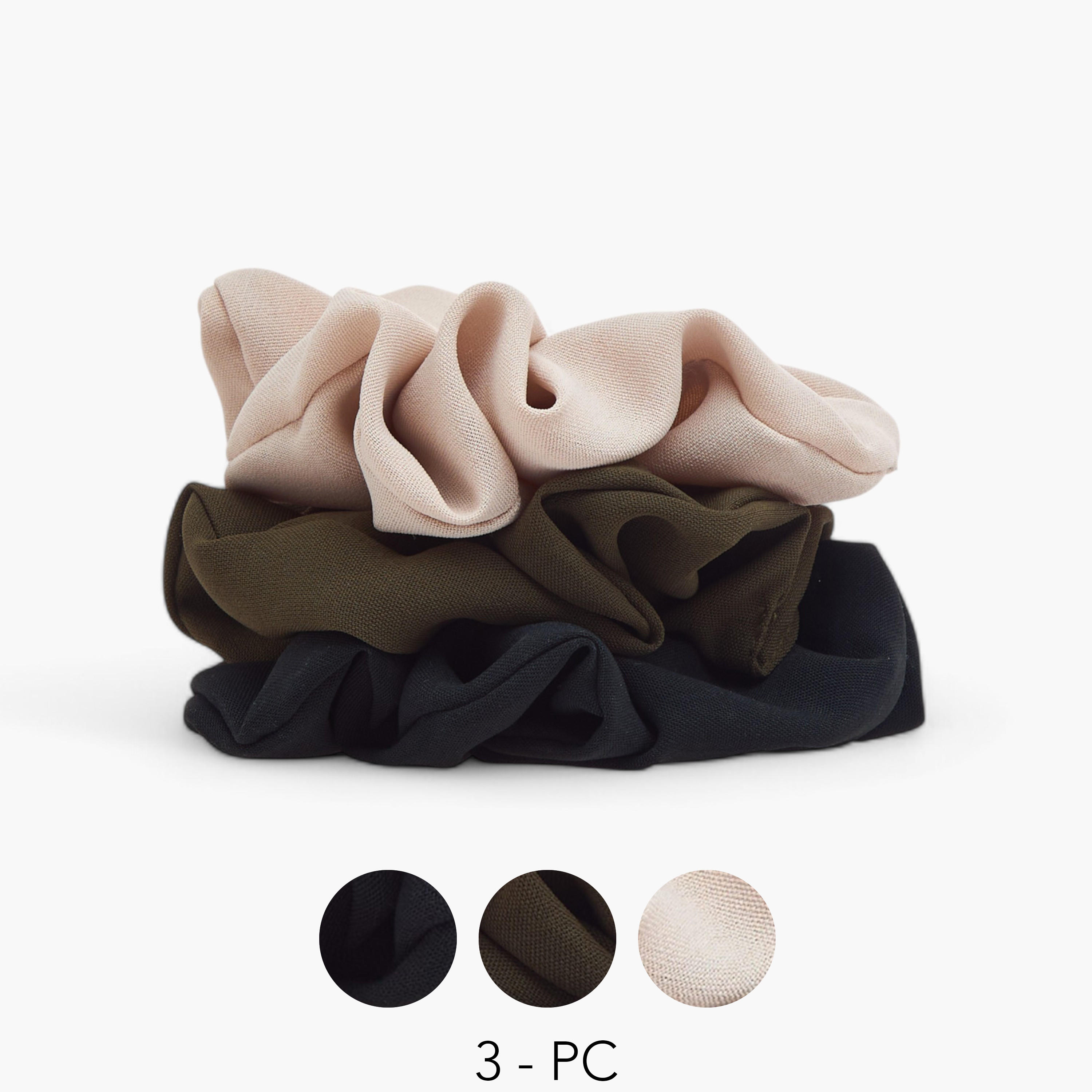 Set of 3 - Gloo Hair Scrunchie-women-hairaccessories-image-1