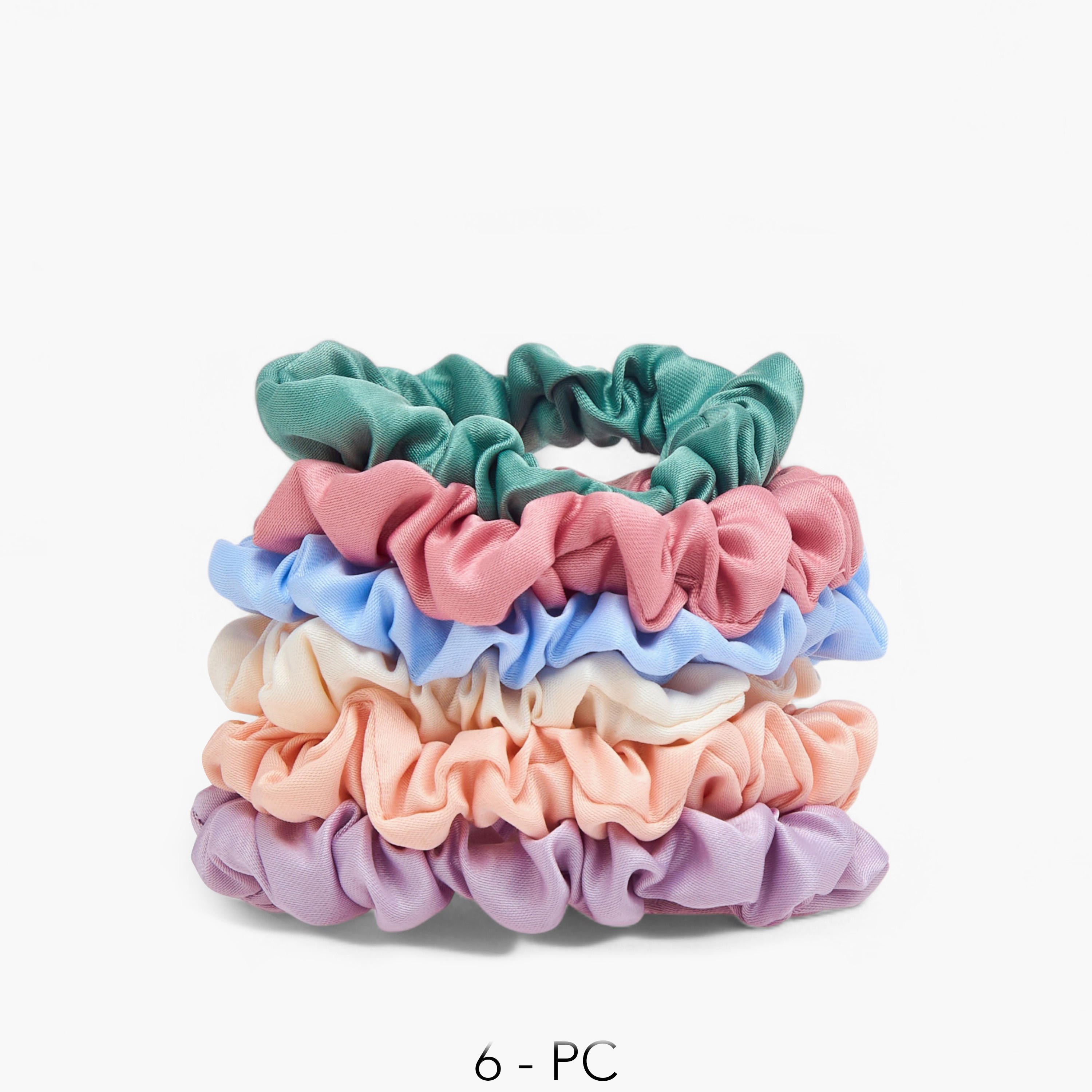 سكرنشي شعر صغيرة من جلوو - مجموعة من 6-women-hairaccessories-image-1