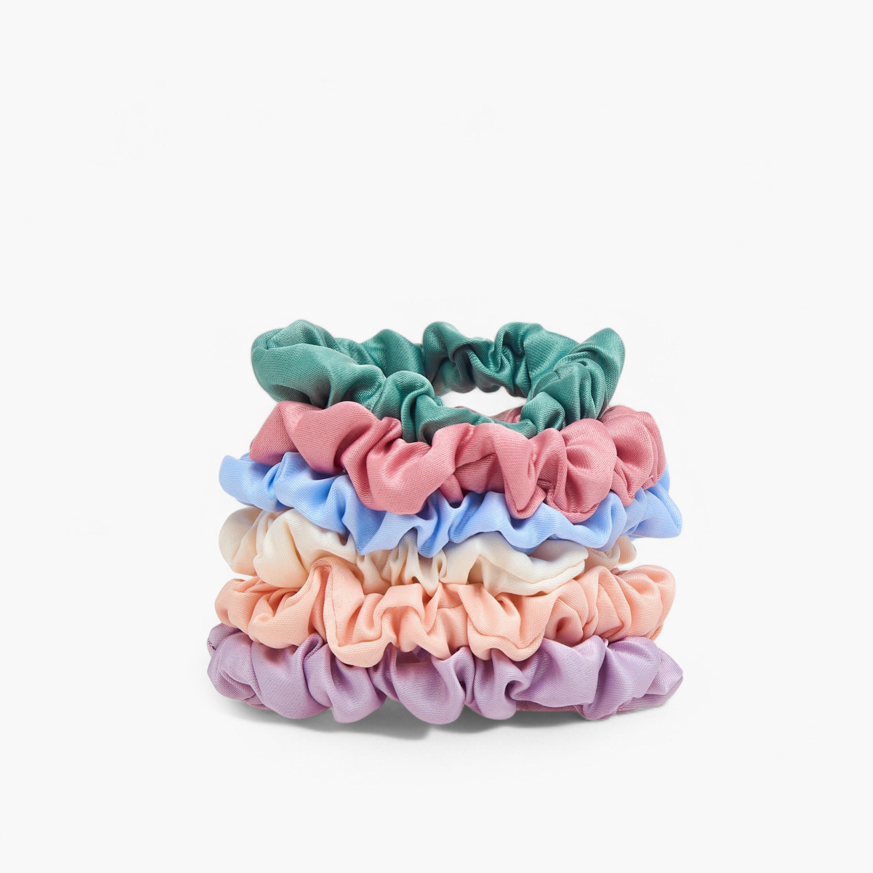 سكرنشي شعر صغيرة من جلوو - مجموعة من 6-women-hairaccessories-image-2