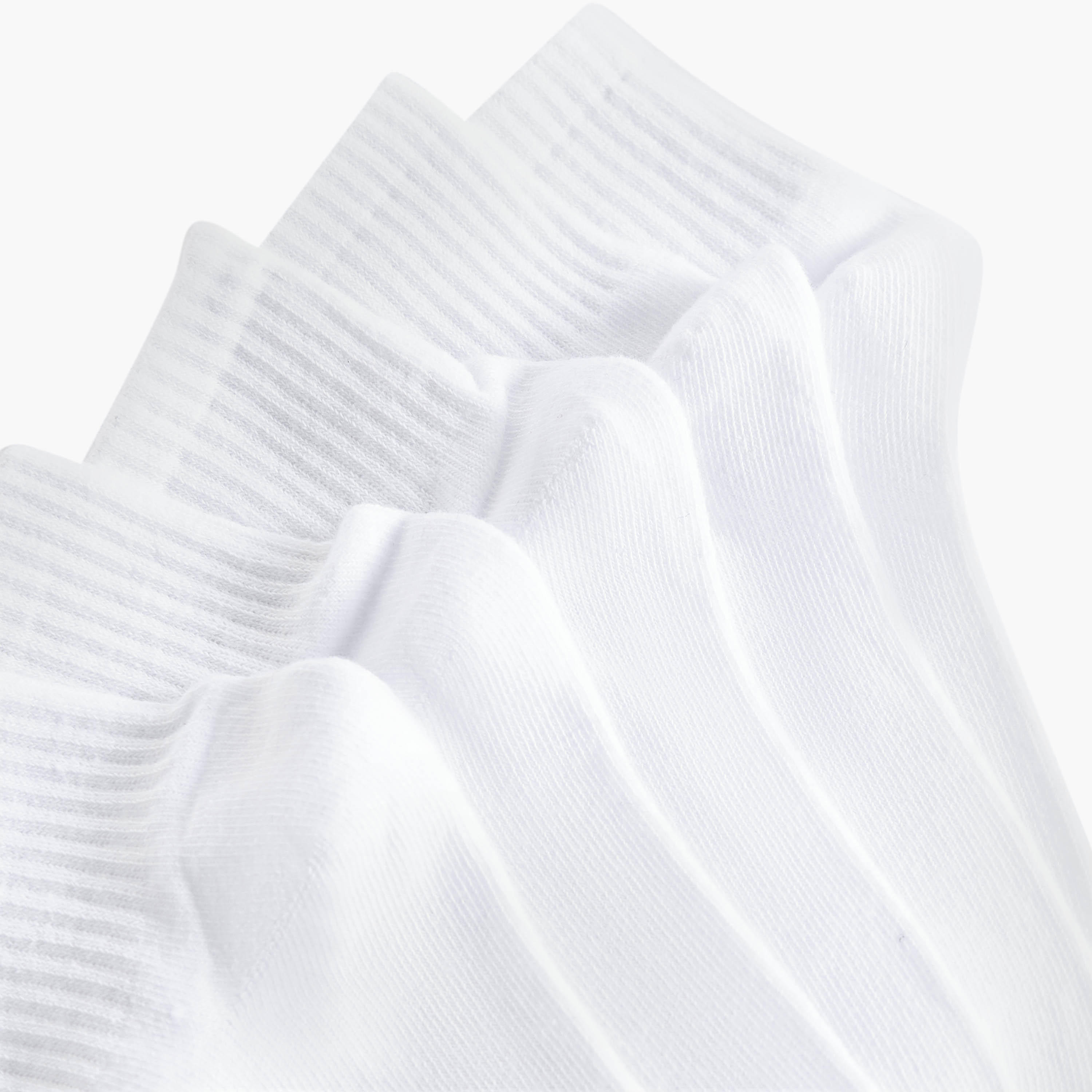 Set of 5 - RIB QTR CREW Socks with Antibacterial Protection-women-socksandstockings-image-4