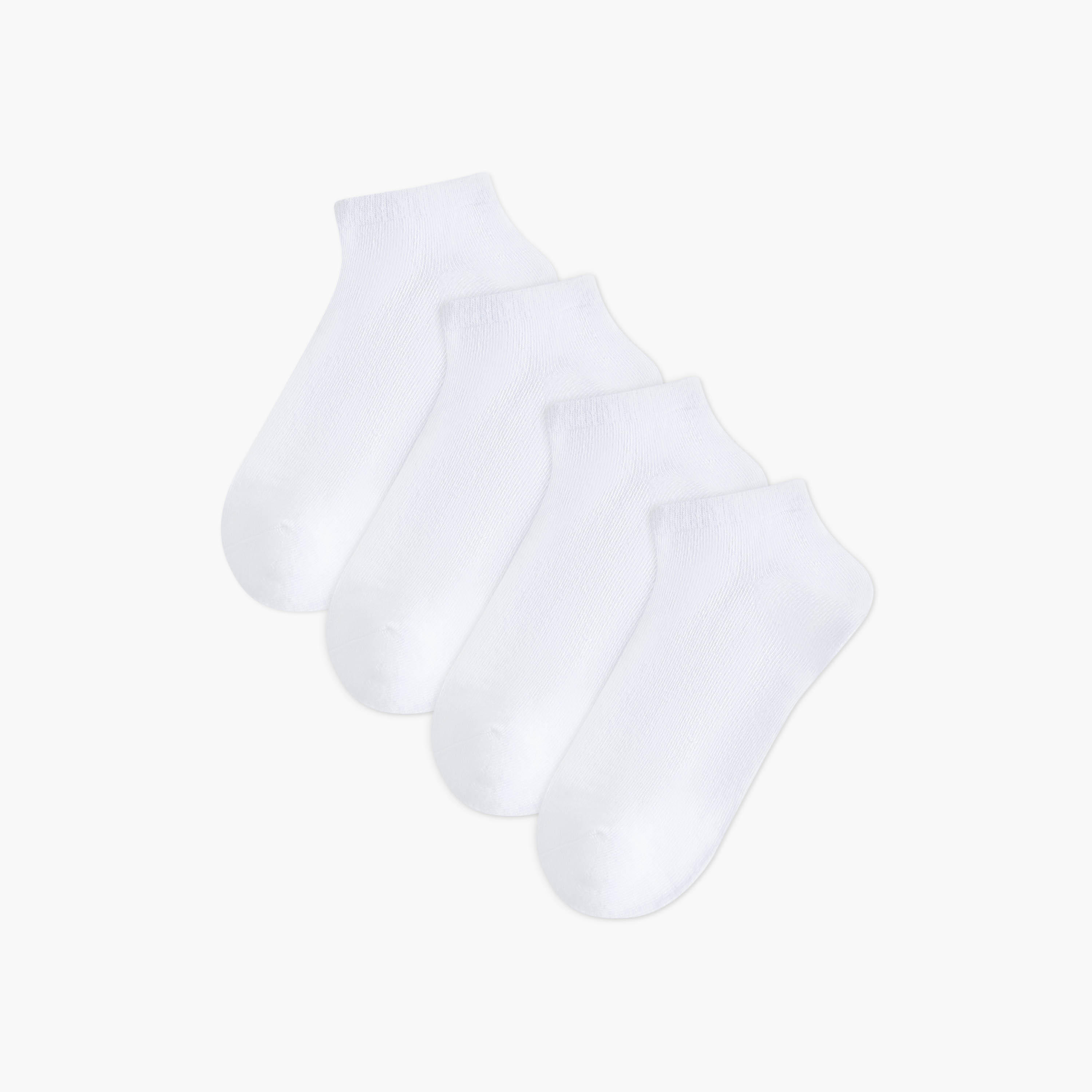 Set of 5 - Trainer Socks with Antibacterial Protection-women-socksandstockings-image-1
