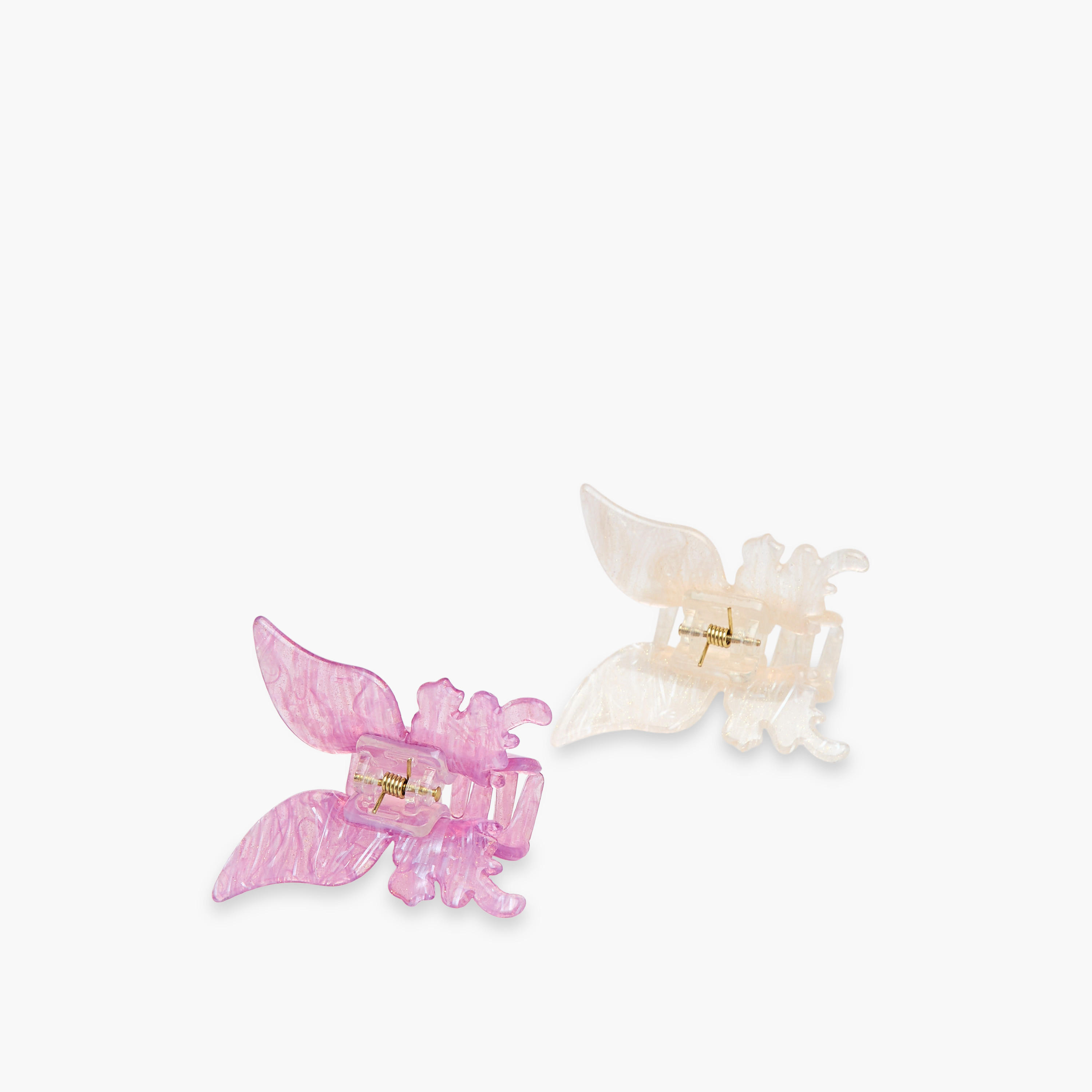 طقم مشبك شعر قطعتين على شكل فراشة من جلو-women-hairaccessories-image-4