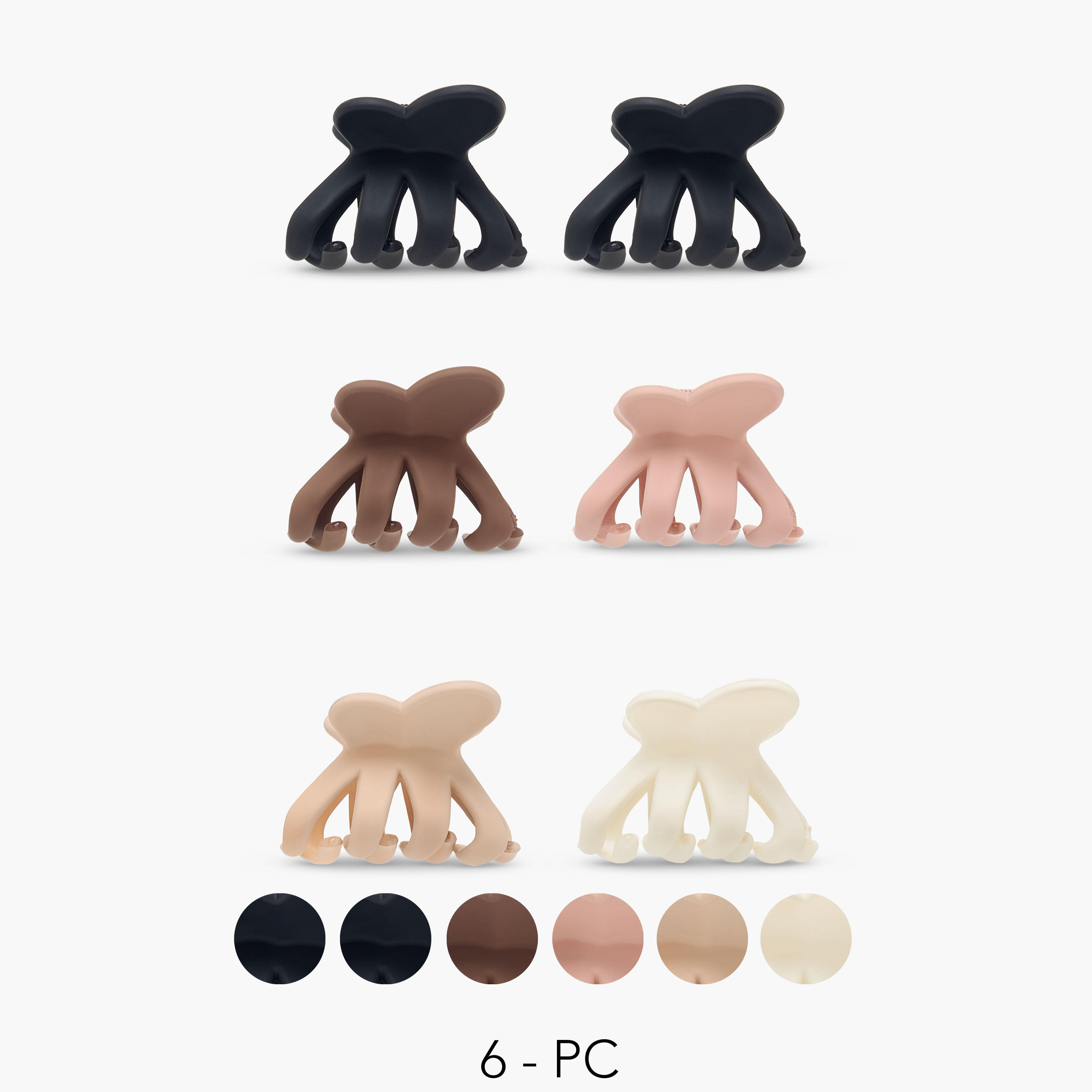مشابك شعر متنوعة - طقم 6 قطع-women-hairaccessories-clamps-image-10