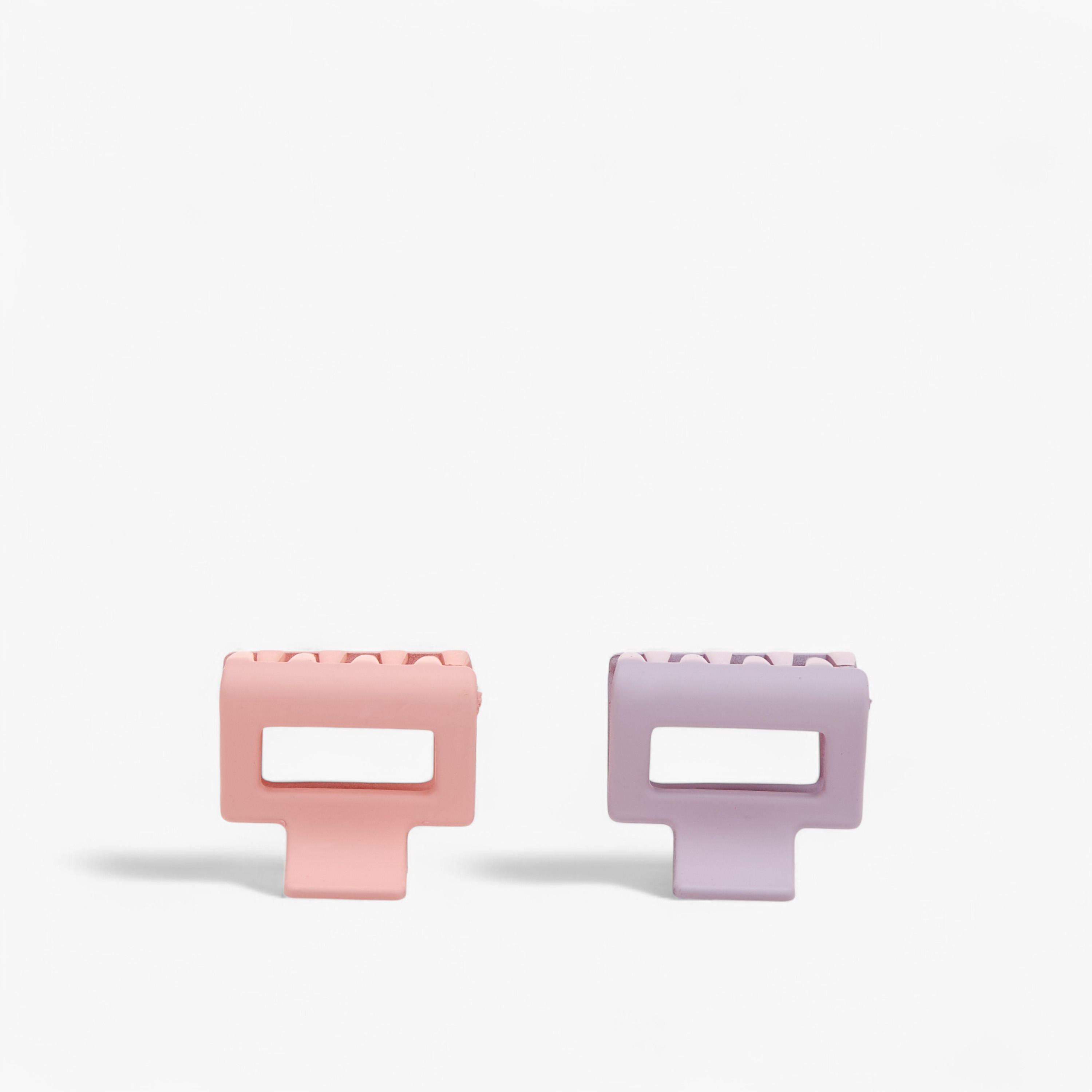 طقم مشابك شعر 6 قطع بتفاصيل مفرغة من جلو-women-hairaccessories-clamps-image-2