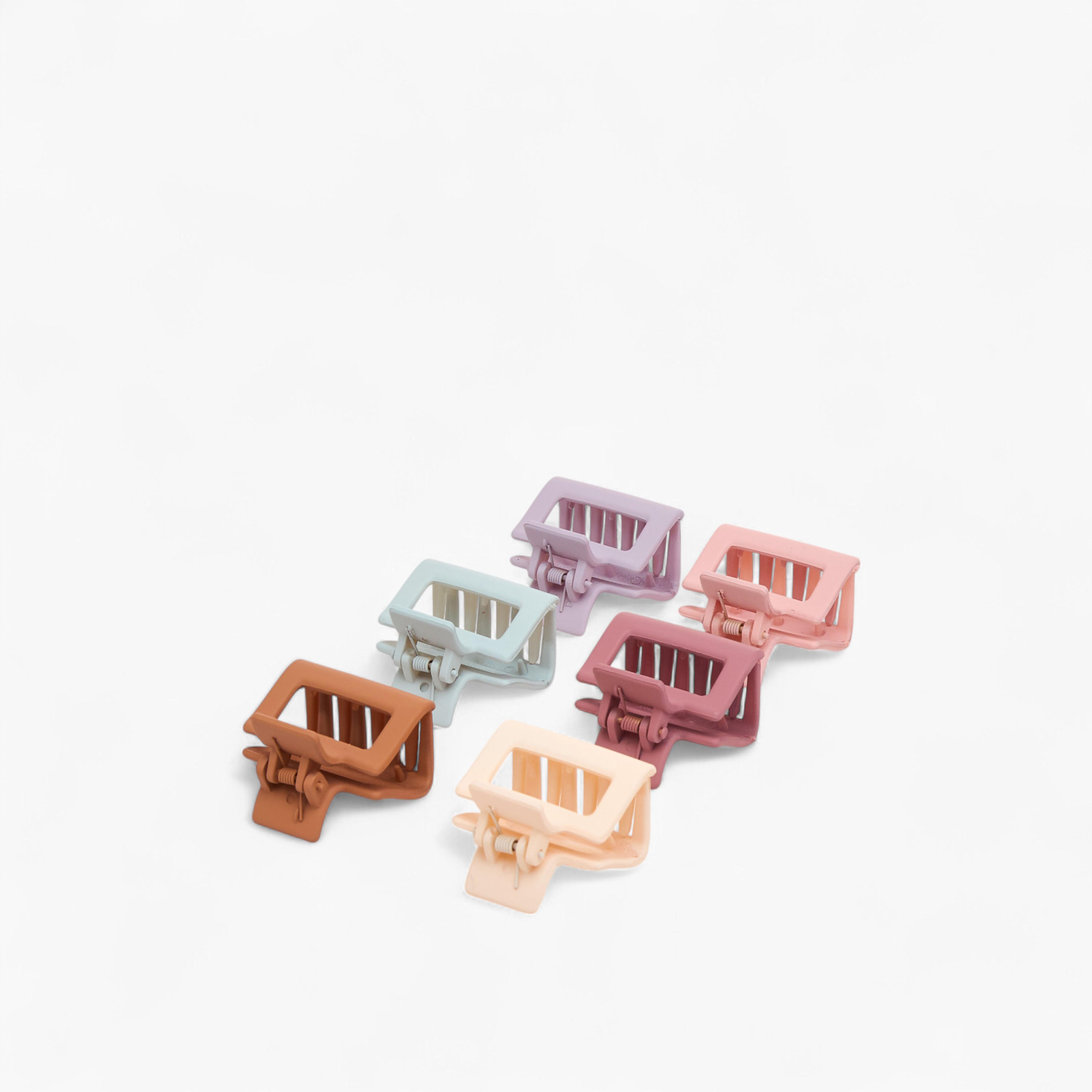 Set of 6 - Gloo Cutout Detail Hair Clamp-women-hairaccessories-clamps-image-5