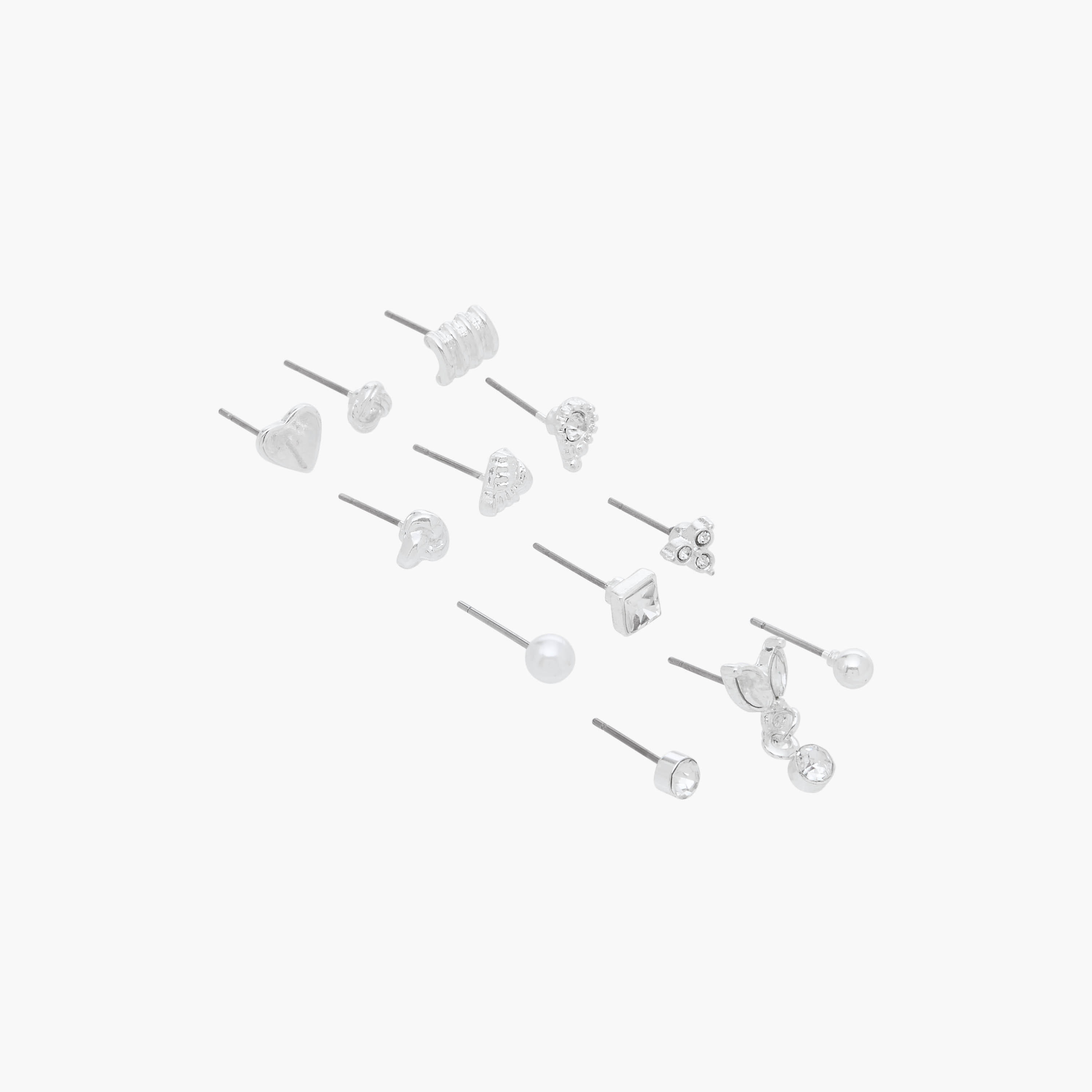Set of 12 - Gloo Stud Earrings with Pushback Closure-women-watchesandjewellery-jewellery-earrings-image-2