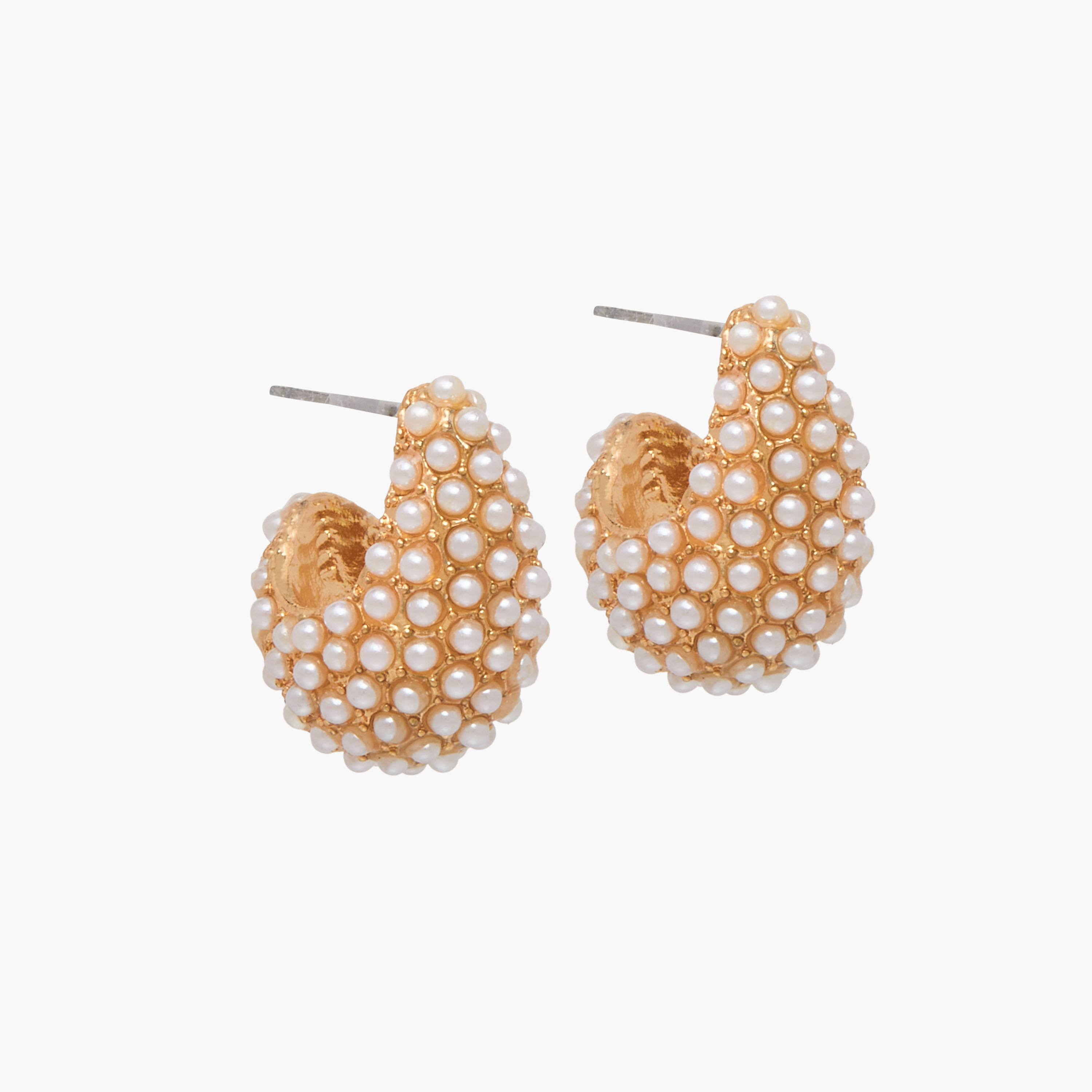 حلقان مزينة باللؤلؤ بمكبس إغلاق خلفي من جلو - طقم من زوجين-women-watchesandjewellery-jewellery-earrings-image-2
