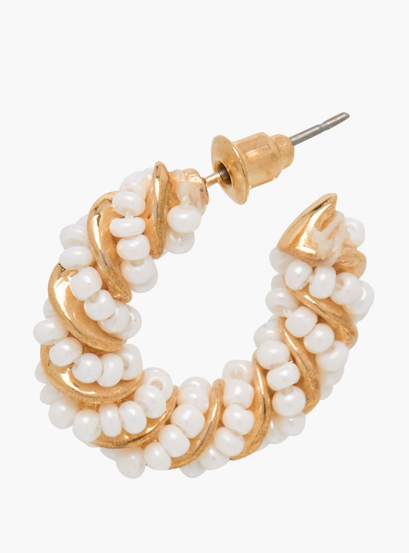 Set of 2 - Gloo Half Hoop Earrings with Pushback Closure-women-watchesandjewellery-jewellery-earrings-image-5