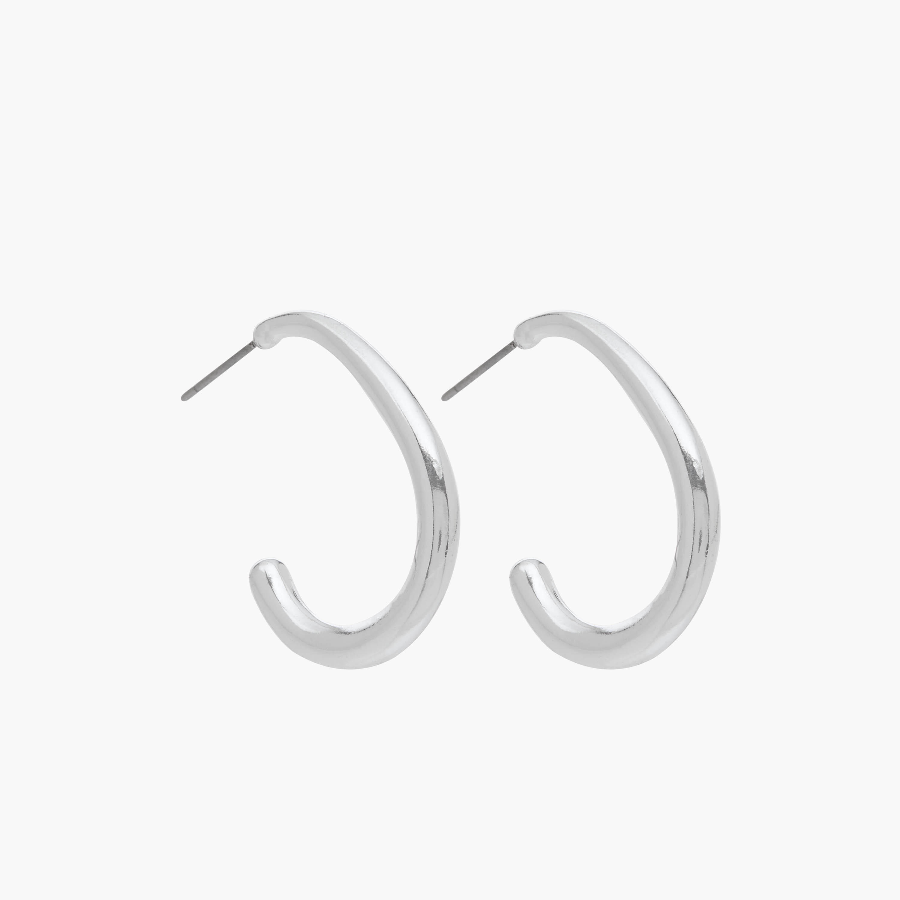 طقم أقراط معدنية مع مكبس إغلاق خلفي من جلوو عدد 3-women-watchesandjewellery-jewellery-earrings-image-2