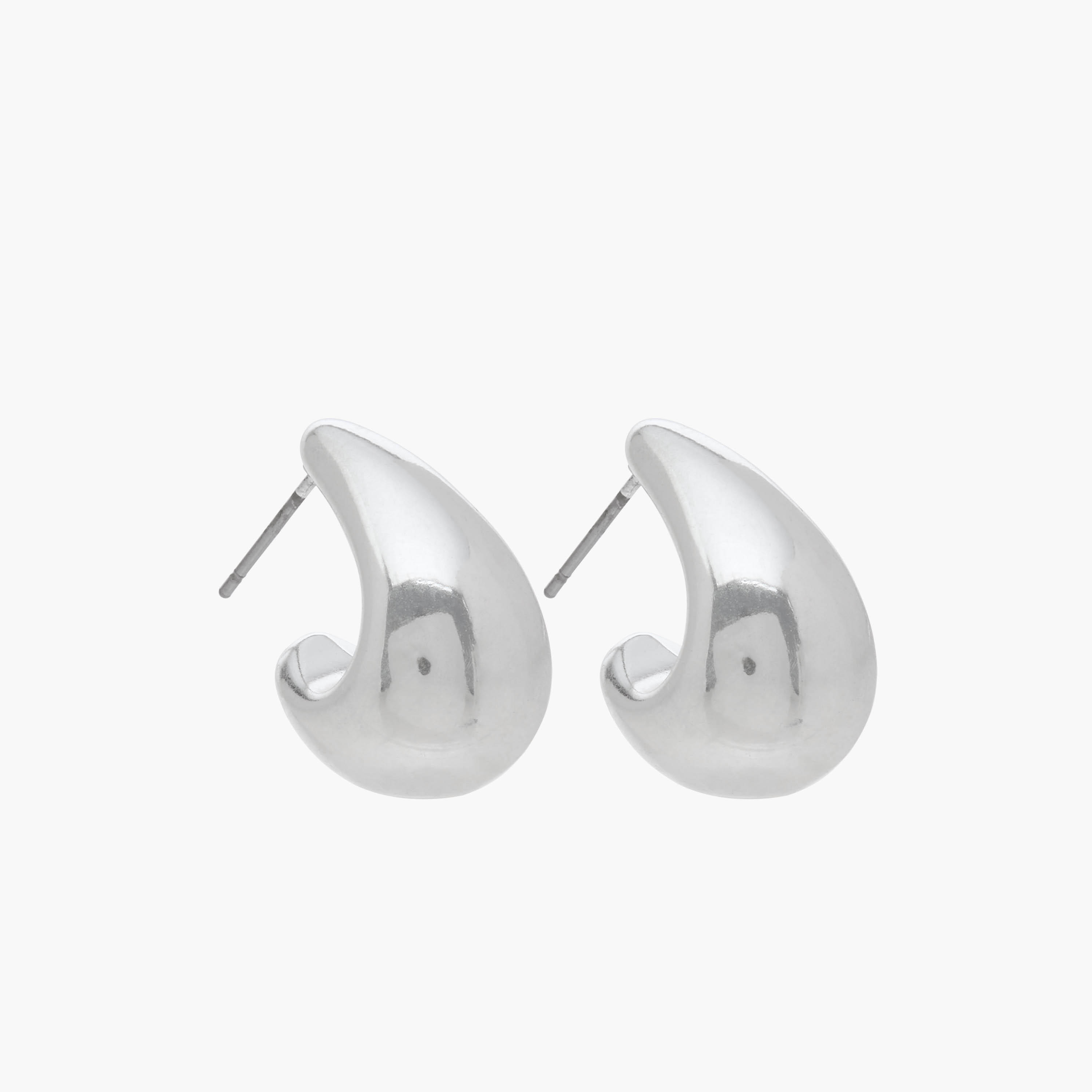 طقم أقراط معدنية مع مكبس إغلاق خلفي من جلوو عدد 3-women-watchesandjewellery-jewellery-earrings-image-3
