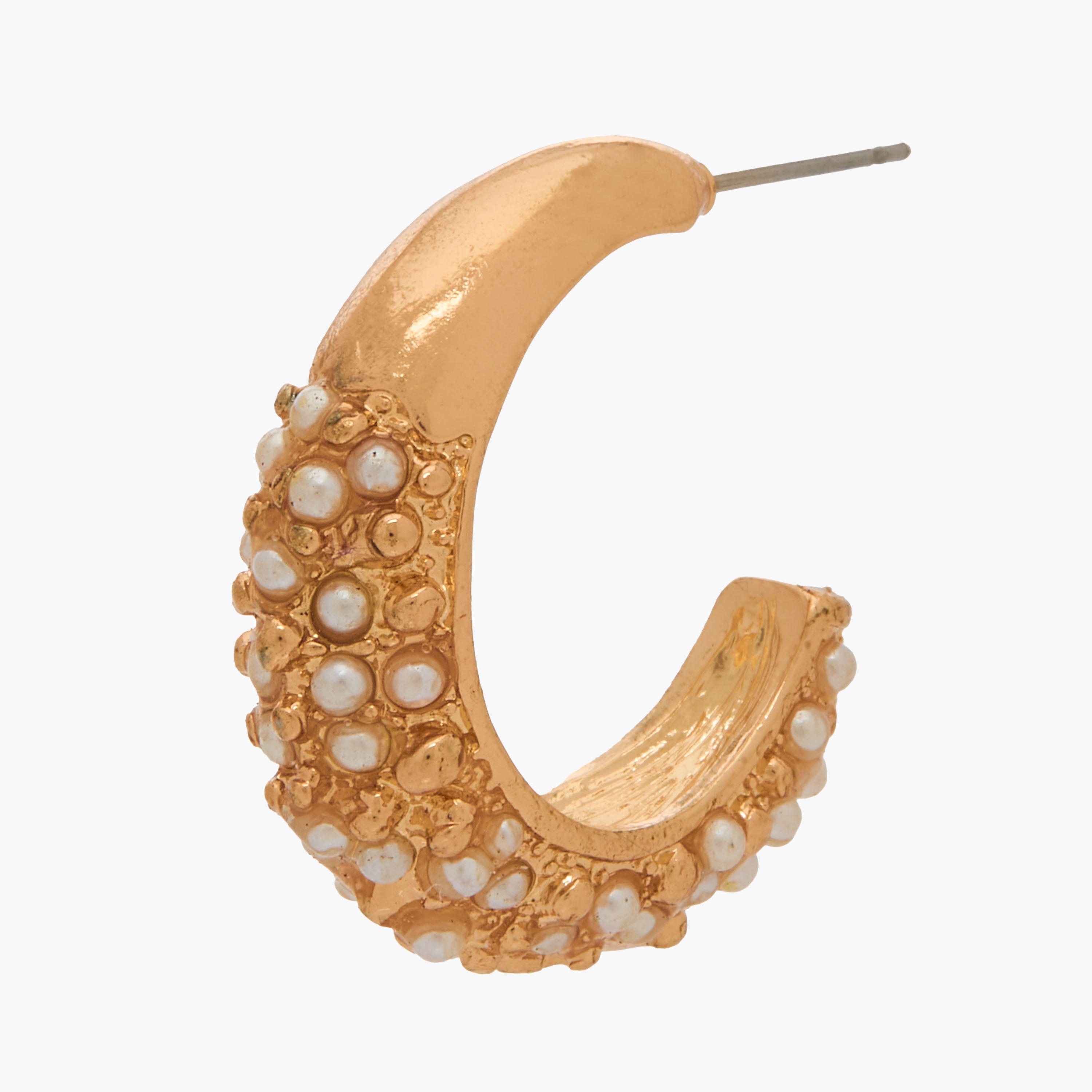 حلقان نصف طوق بمكبس إغلاق خلفي من جلو - طقم من 3 أزواج-women-watchesandjewellery-jewellery-earrings-image-6