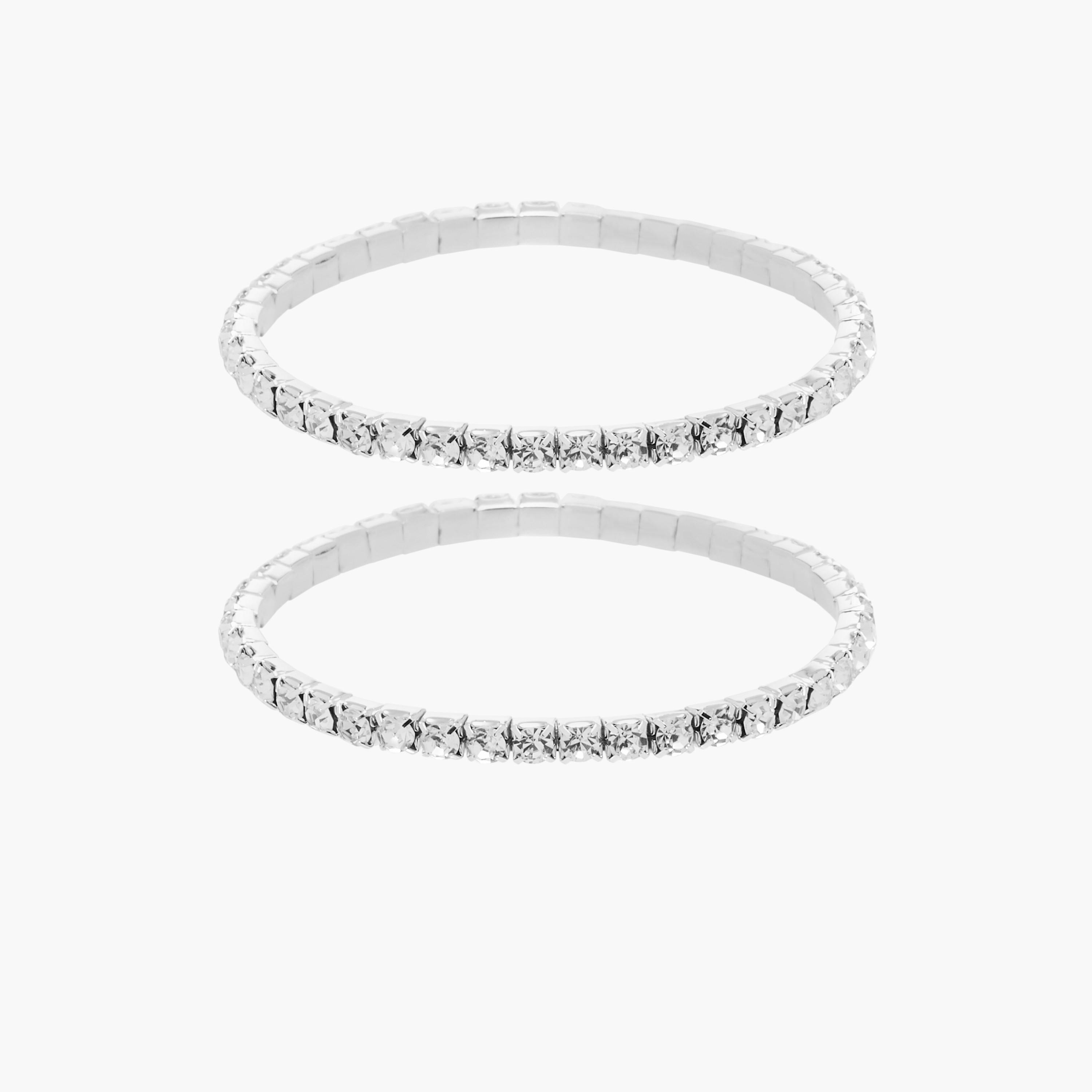 طقم أساور مزينة 3 قطع من جلو-women-watchesandjewellery-jewellery-banglesandbracelets-image-3