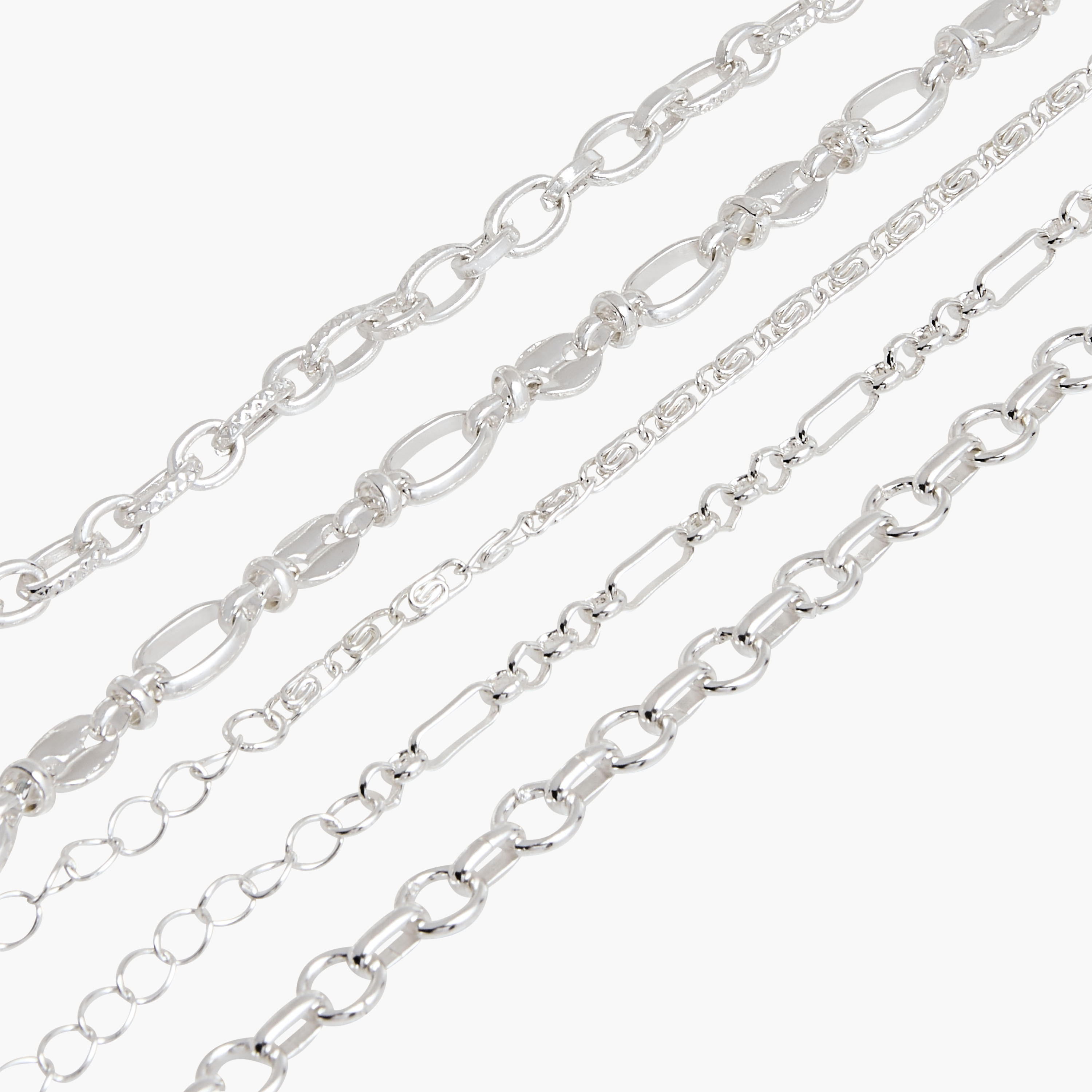 طقم سوار ميتاليك بمشبك إغلاق 5 قطع من جلو-women-watchesandjewellery-jewellery-banglesandbracelets-image-13