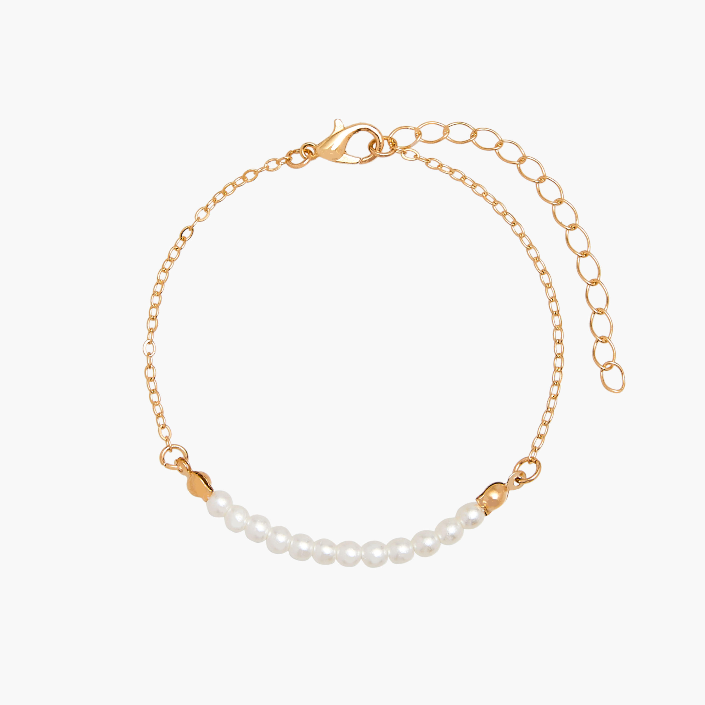 أساور معدنية متنوعة بمشبك إغلاق - طقم من 5 قطع-women-watchesandjewellery-jewellery-banglesandbracelets-image-7