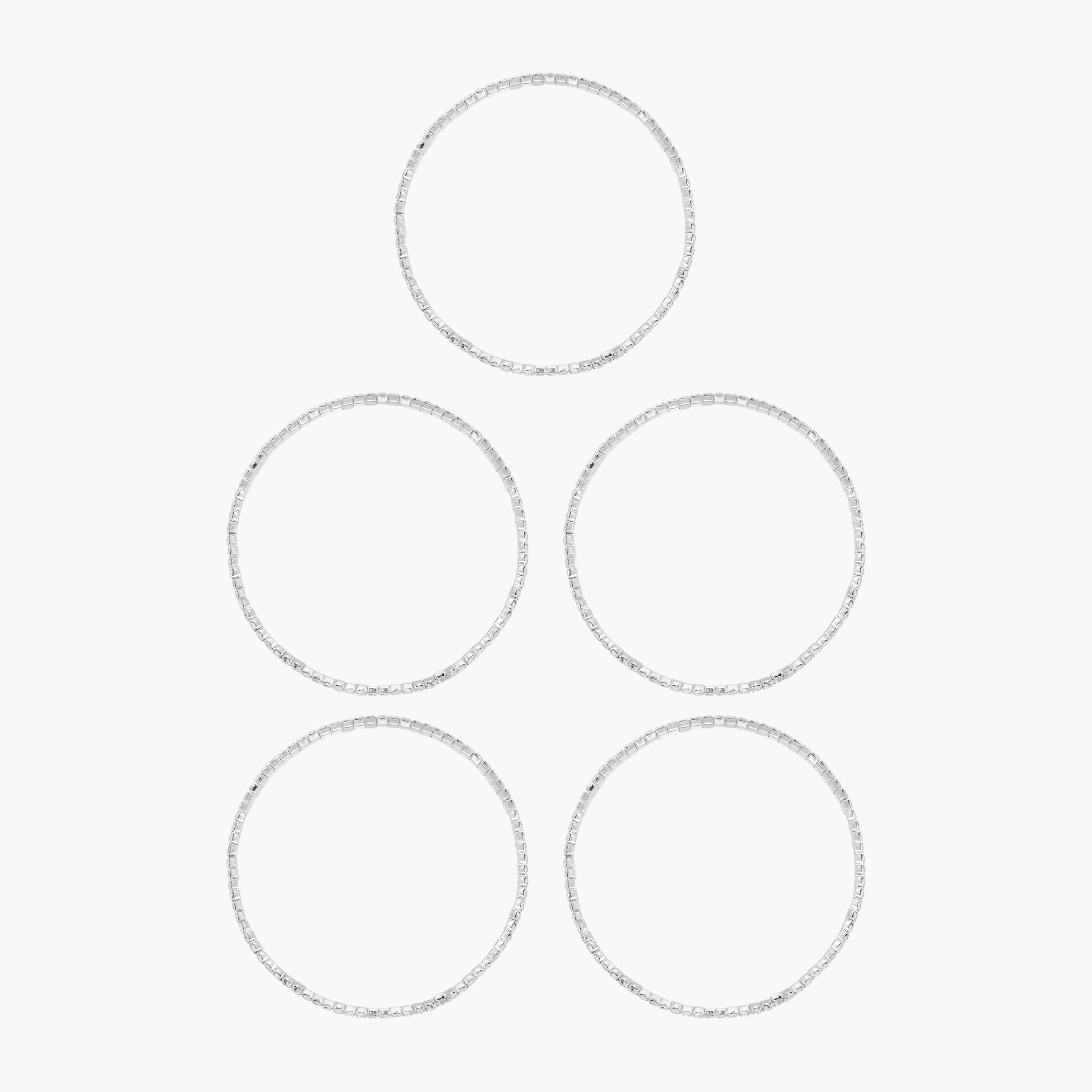 سوار مطاطي مزين 6 قطع من جلو-women-watchesandjewellery-jewellery-banglesandbracelets-image-2