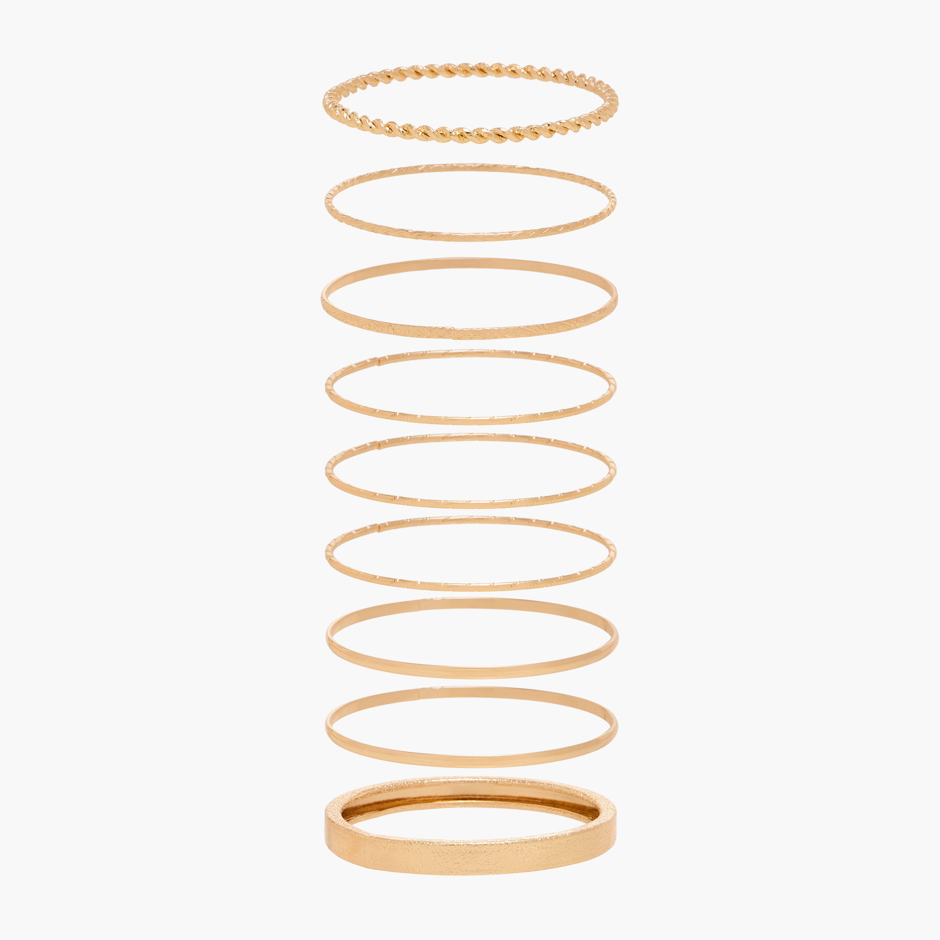 طقم أساور معدنية 9 قطع من جلو-women-watchesandjewellery-jewellery-banglesandbracelets-image-1