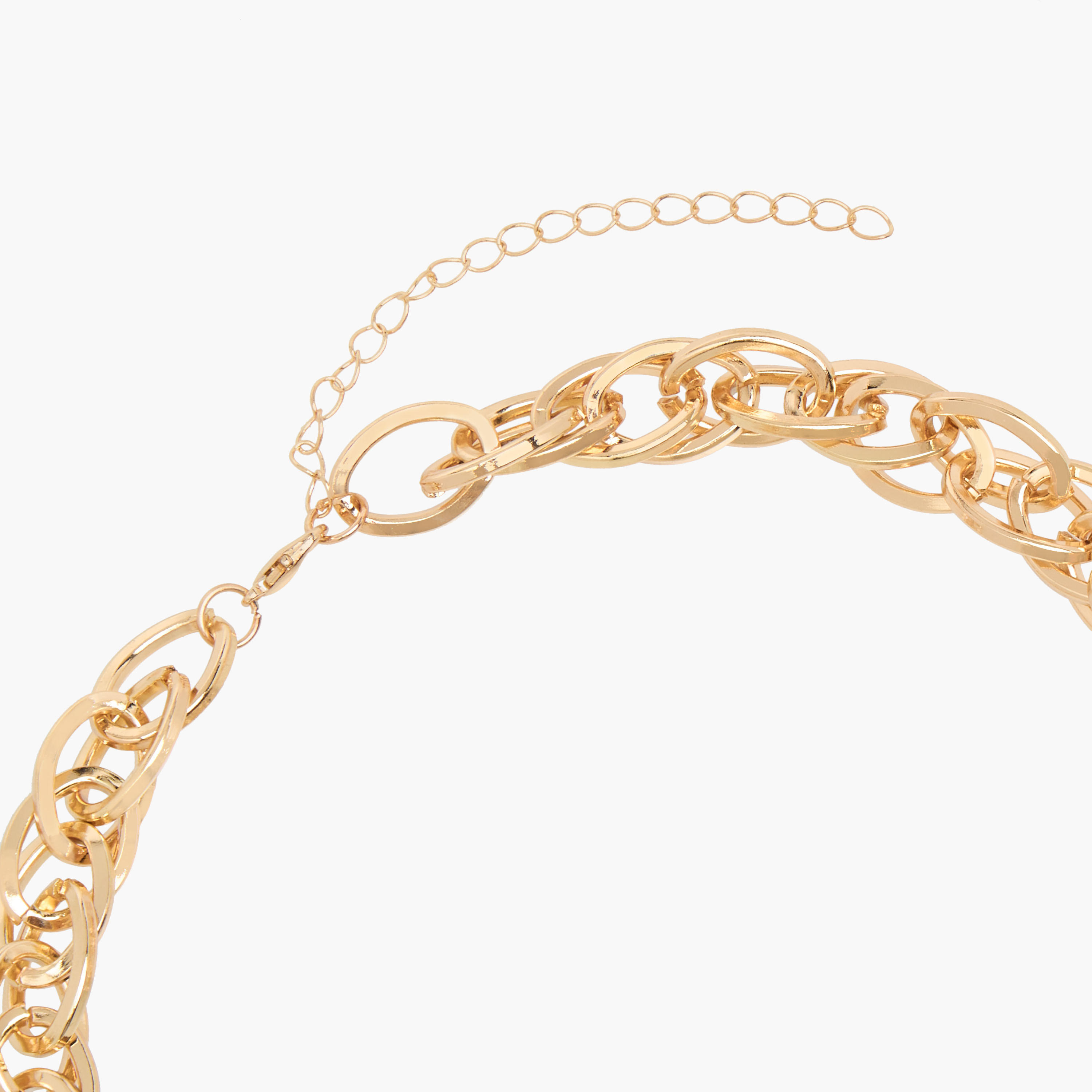عقد سلسلة سميكة بمشبك إغلاق من جلو-women-watchesandjewellery-jewellery-necklacesandpendants-image-3