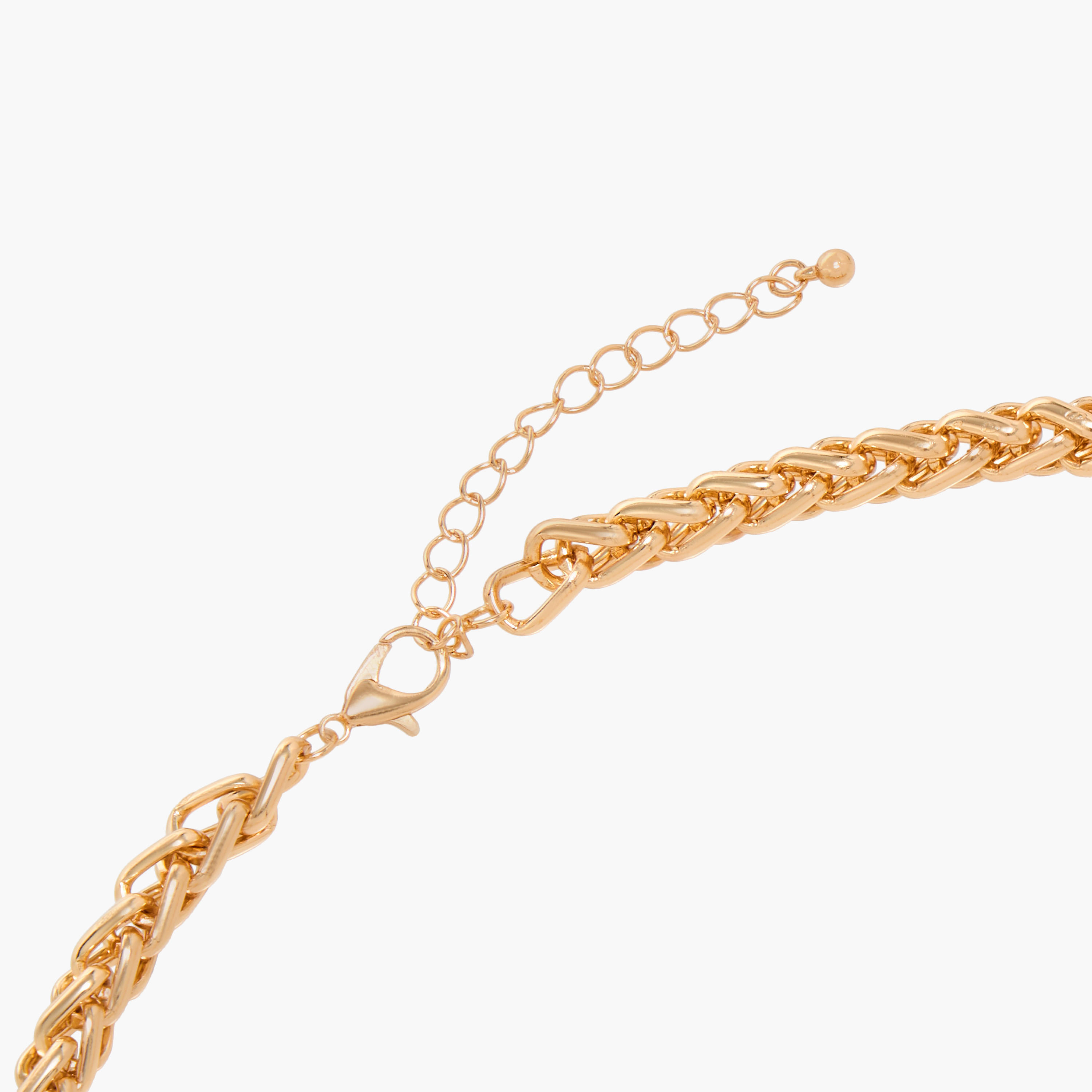 عقد سلسلة سميكة بمشبك إغلاق من جلو-women-watchesandjewellery-jewellery-necklacesandpendants-image-3
