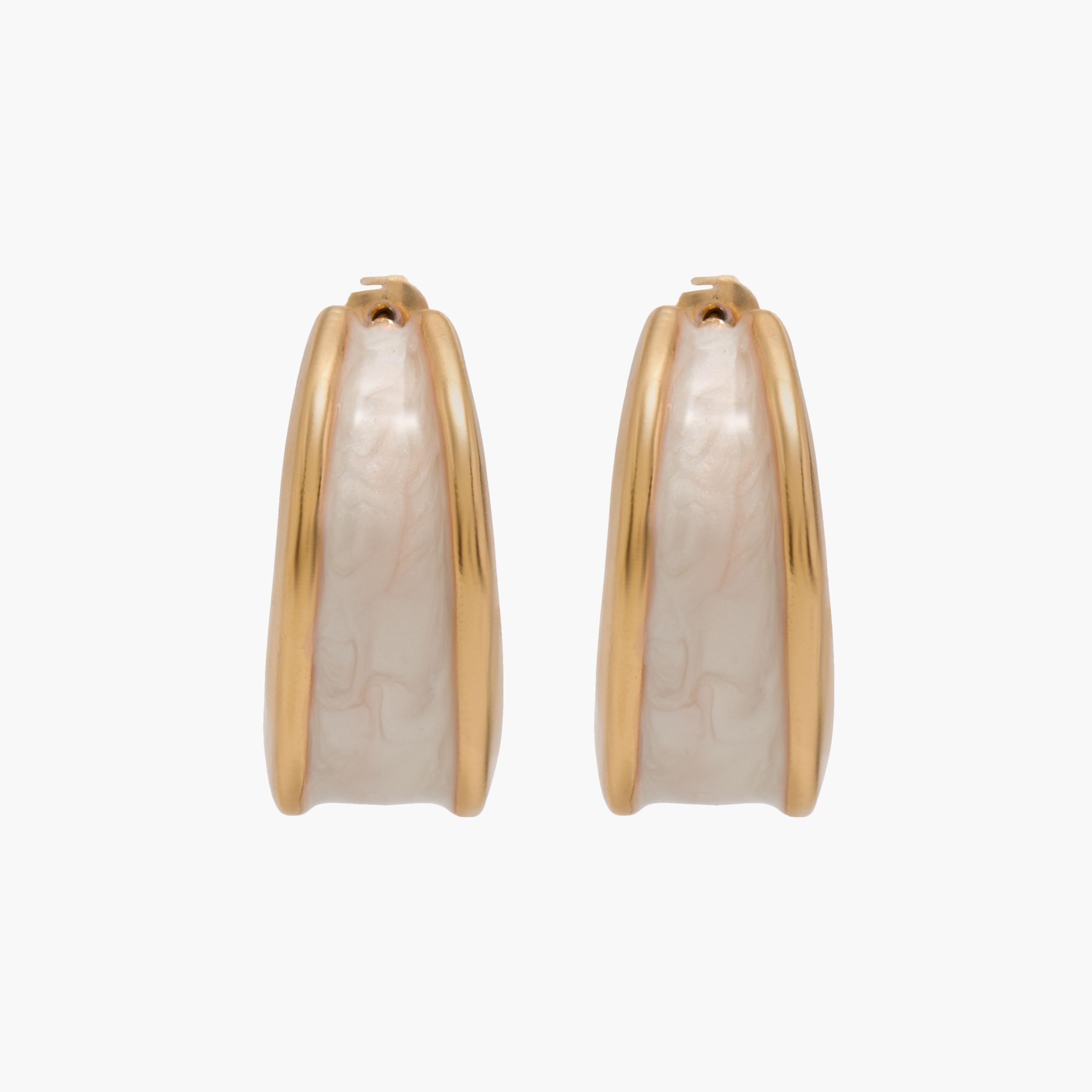 حلقان بتفاصيل مينا ومكبس إغلاق خلفي من جلو-women-watchesandjewellery-jewellery-earrings-image-1