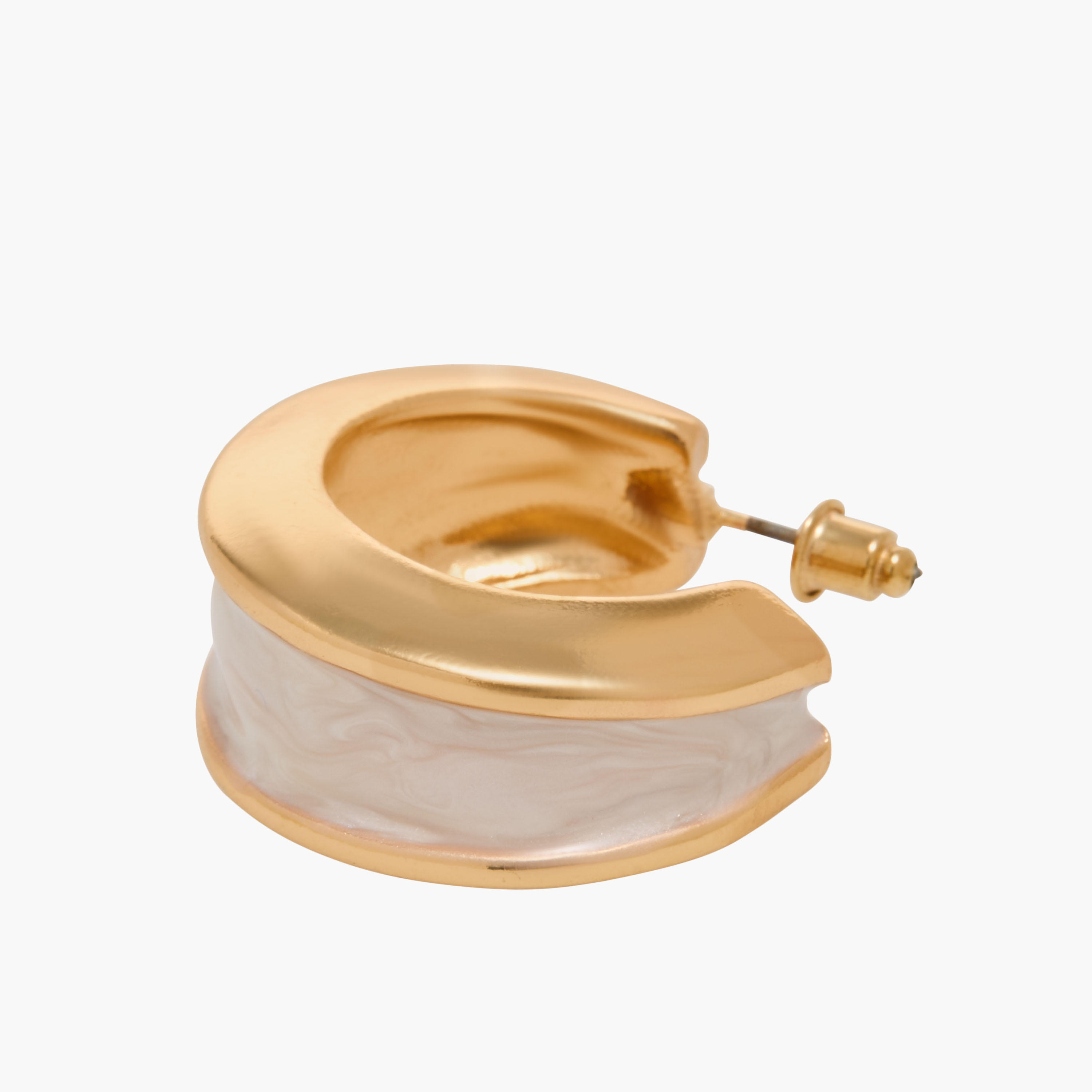 حلقان بتفاصيل مينا ومكبس إغلاق خلفي من جلو-women-watchesandjewellery-jewellery-earrings-image-3
