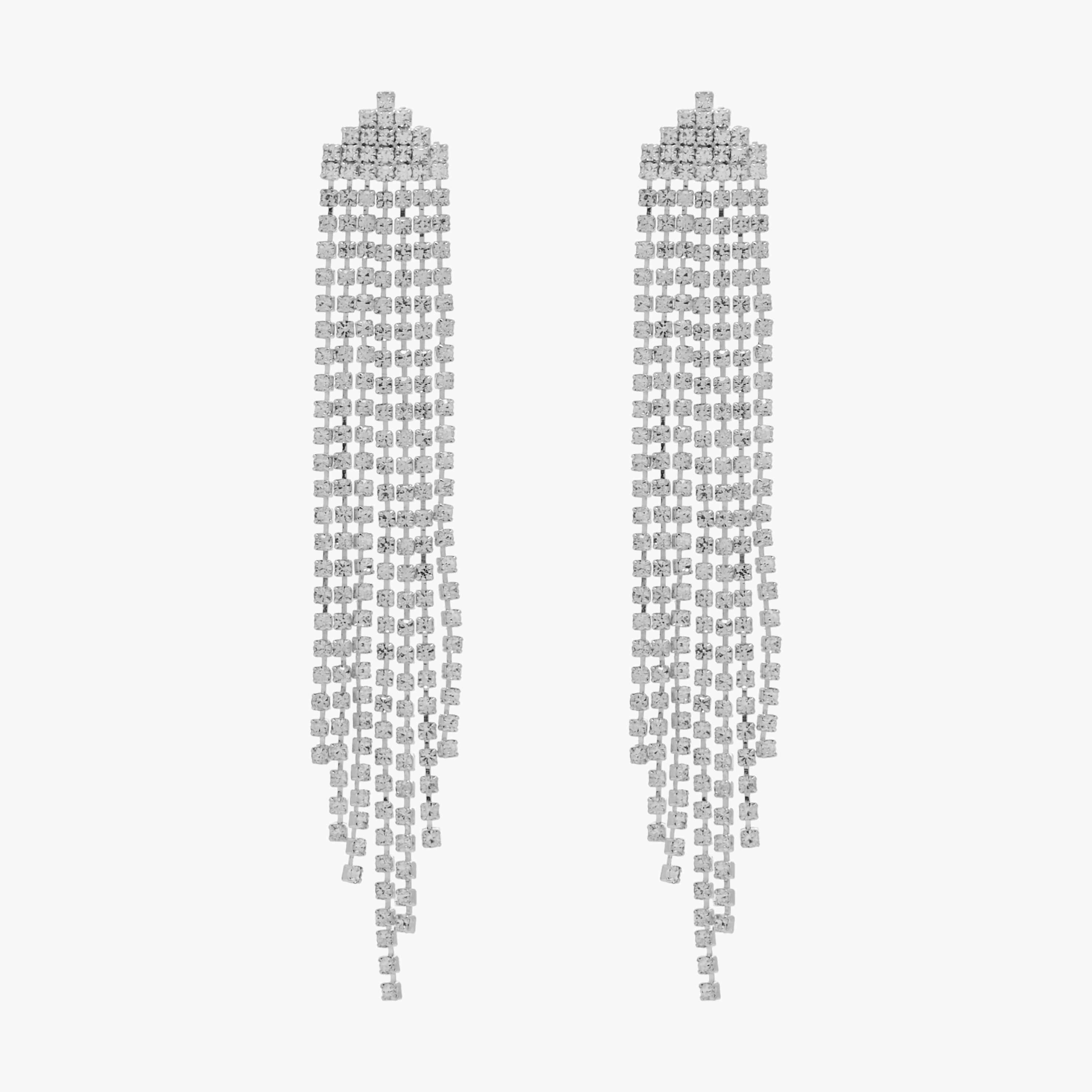 حلق مزين بشُرّابات بمكبس إغلاق خلفي من جلو-women-watchesandjewellery-jewellery-earrings-image-1