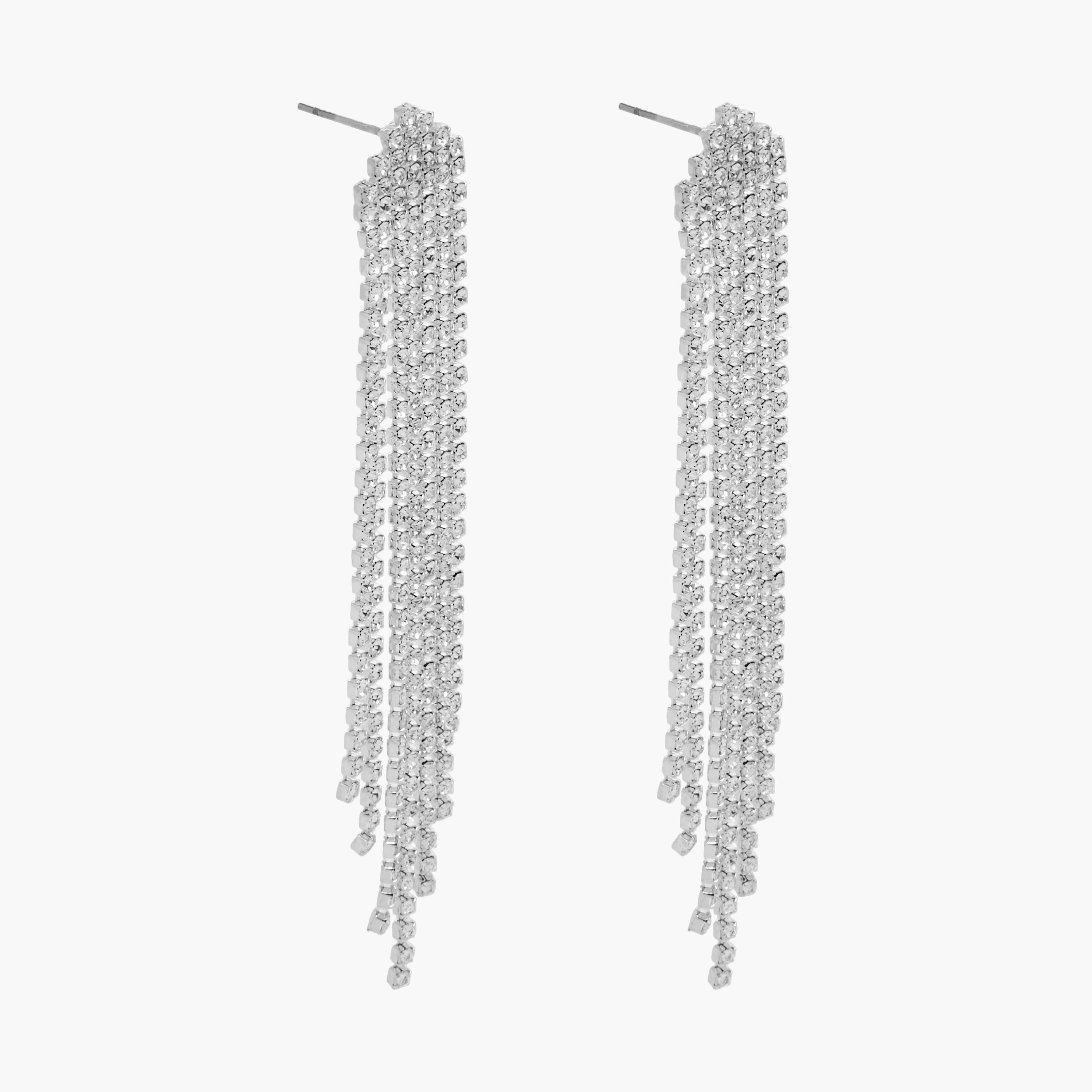 حلق مزين بشُرّابات بمكبس إغلاق خلفي من جلو-women-watchesandjewellery-jewellery-earrings-image-2