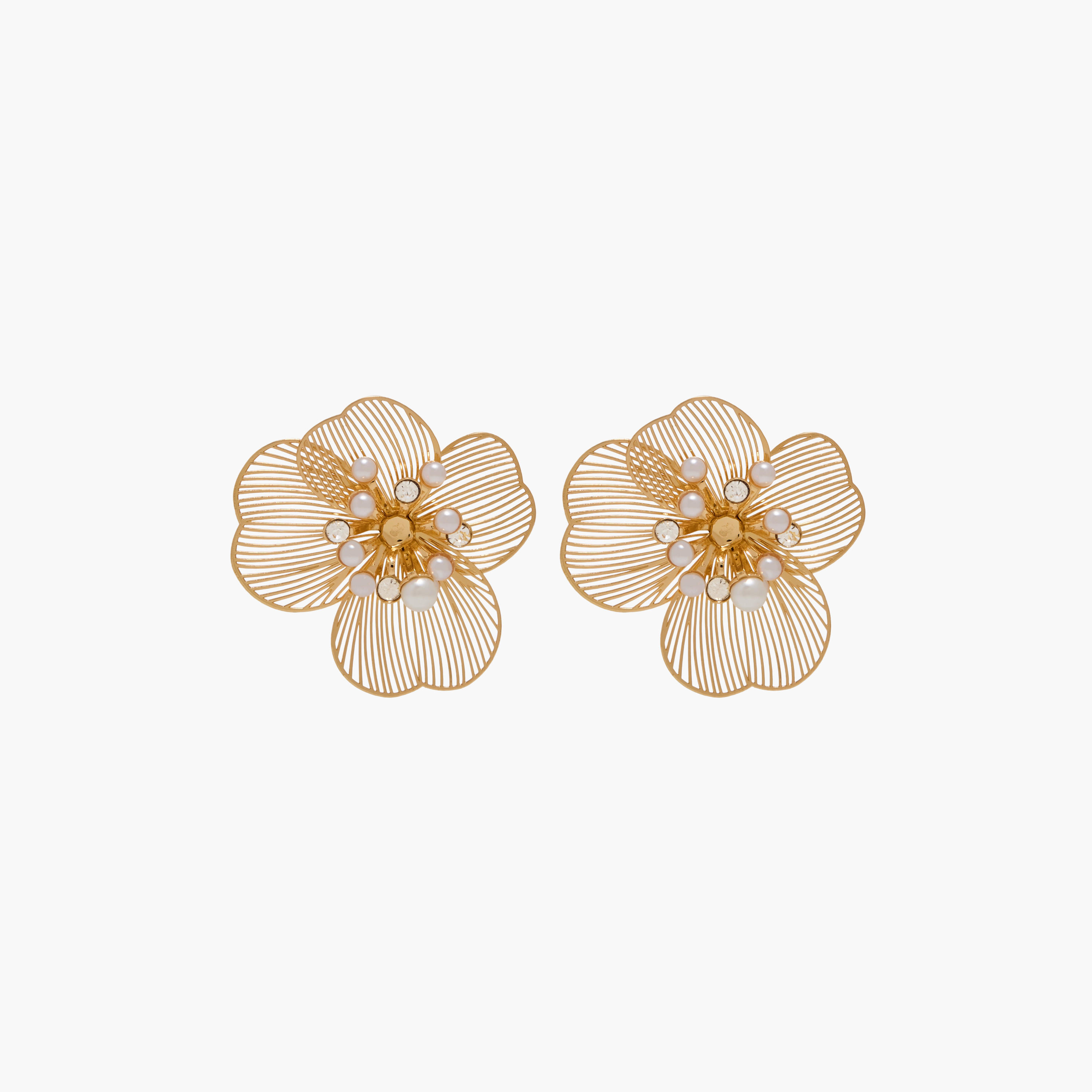 حلق زهرة مزين باللؤلؤ وبمكبس إغلاق من جلو-women-watchesandjewellery-jewellery-earrings-image-1
