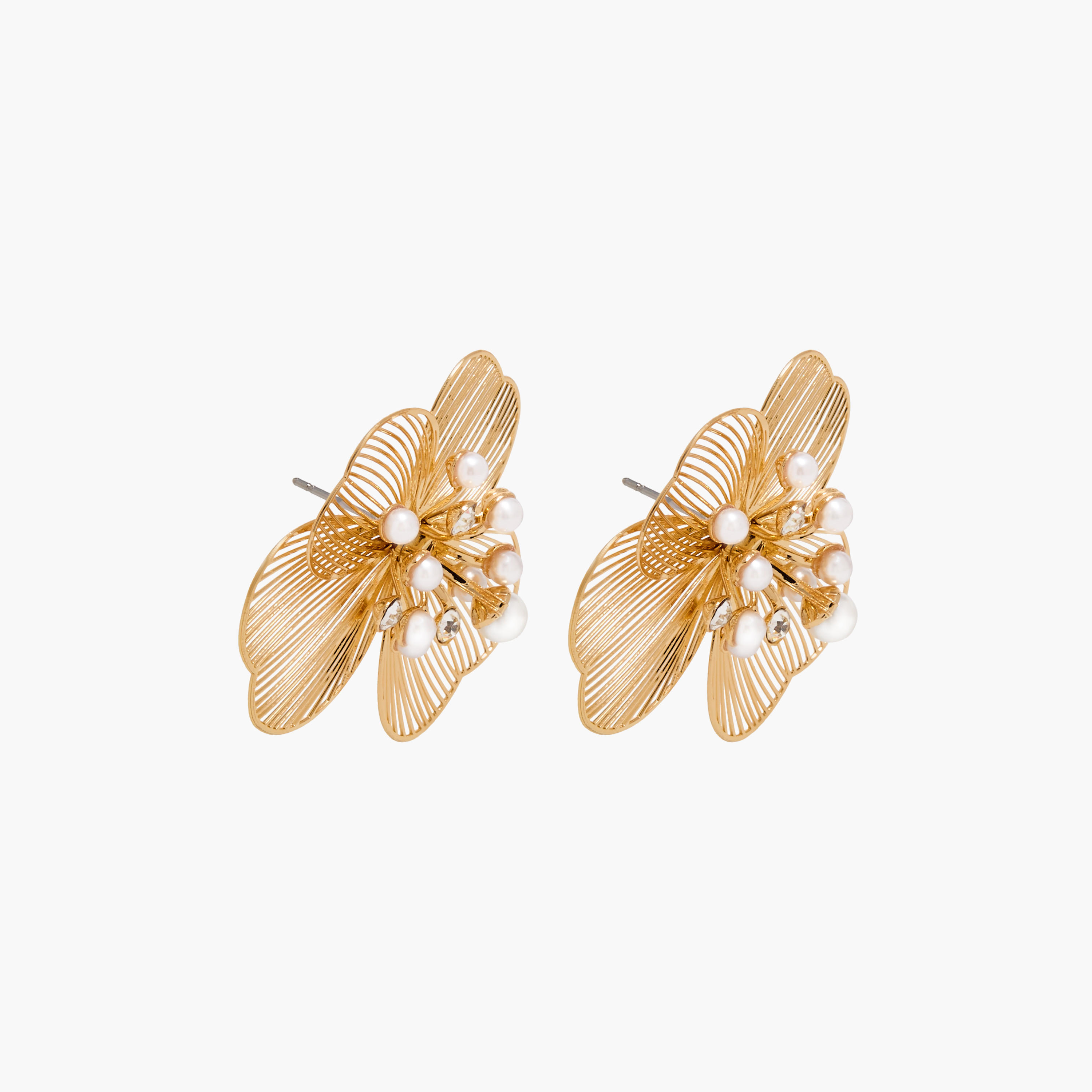 حلق زهرة مزين باللؤلؤ وبمكبس إغلاق من جلو-women-watchesandjewellery-jewellery-earrings-image-2