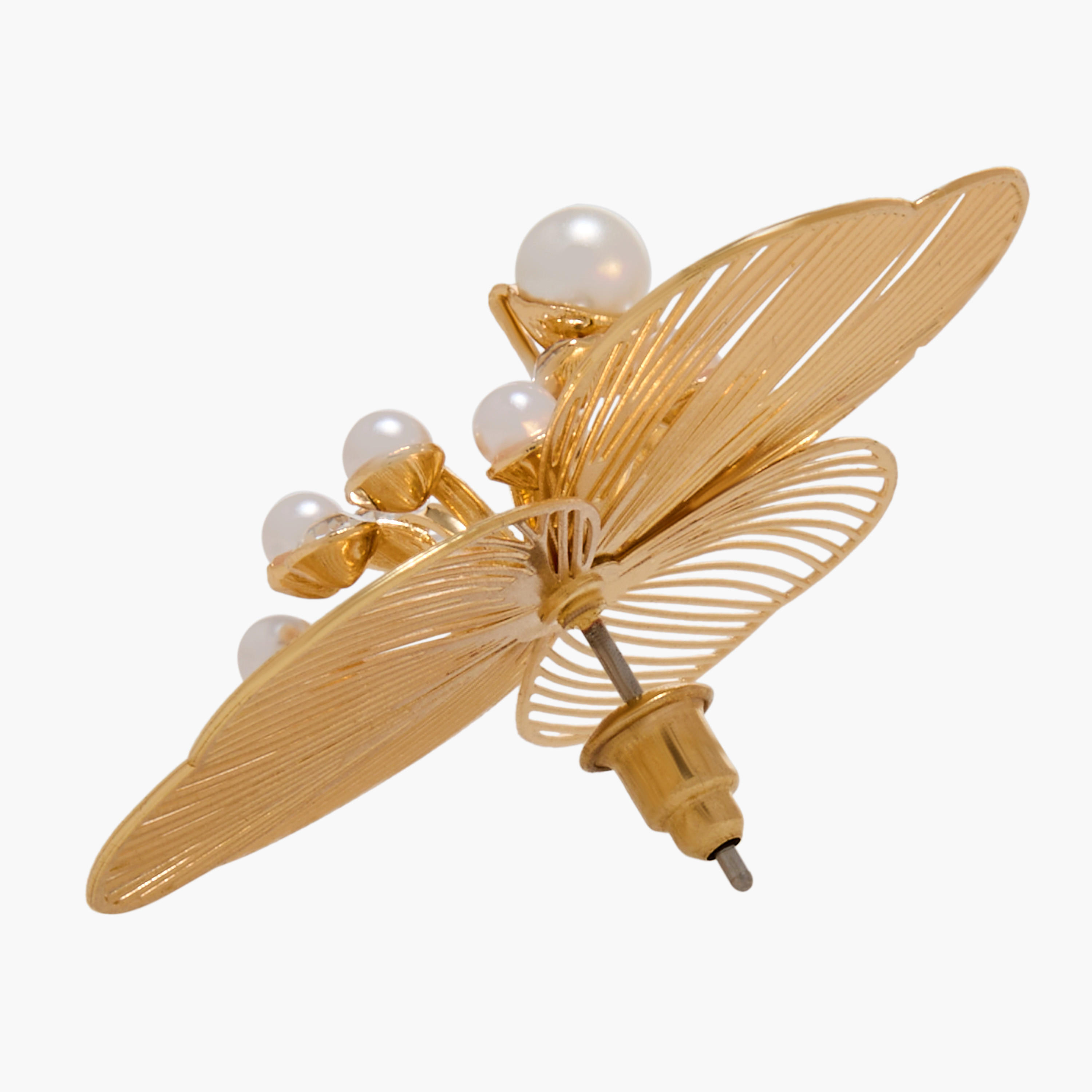 حلق زهرة مزين باللؤلؤ وبمكبس إغلاق من جلو-women-watchesandjewellery-jewellery-earrings-image-4