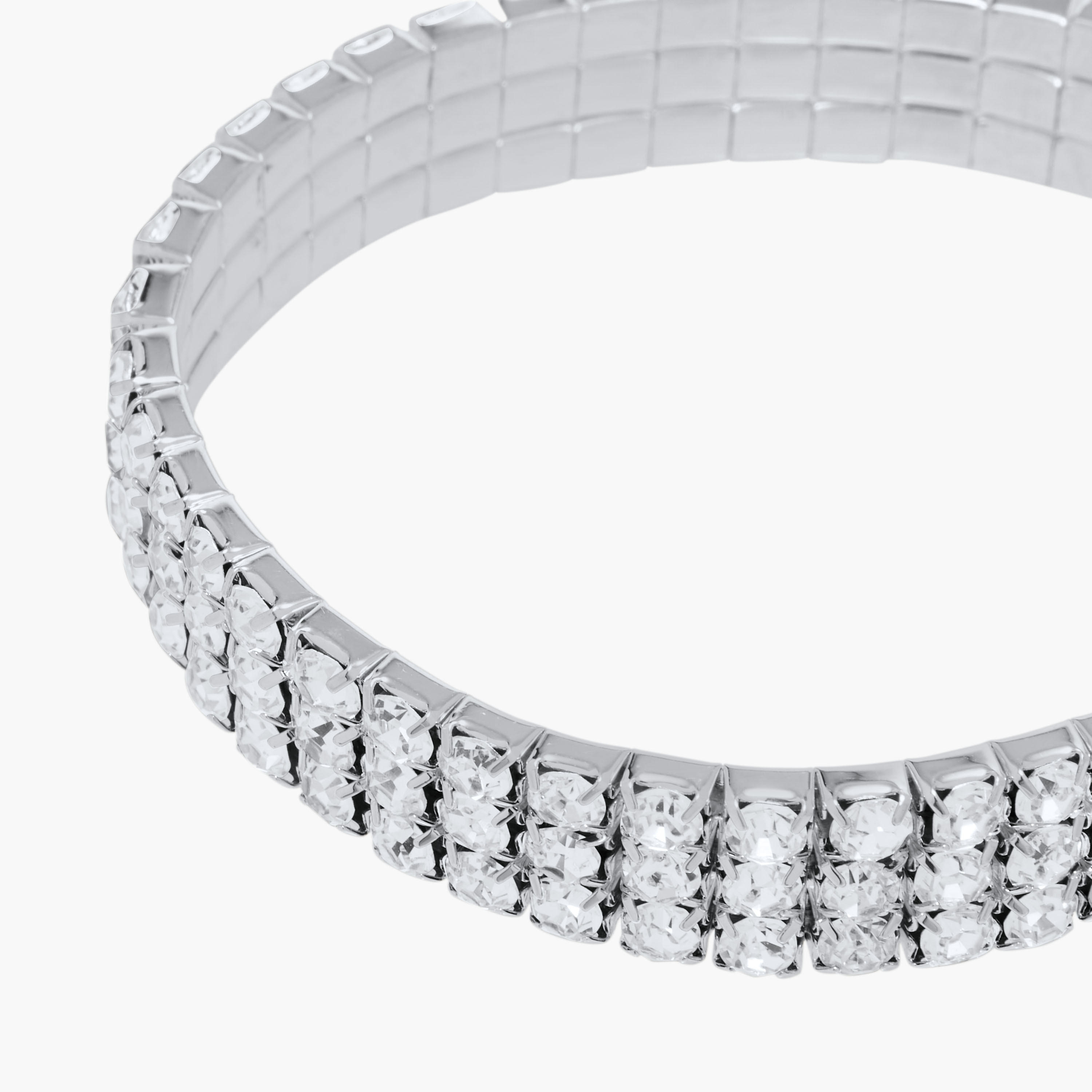 سوار مطاطي مزين من جلو-women-watchesandjewellery-jewellery-banglesandbracelets-image-1