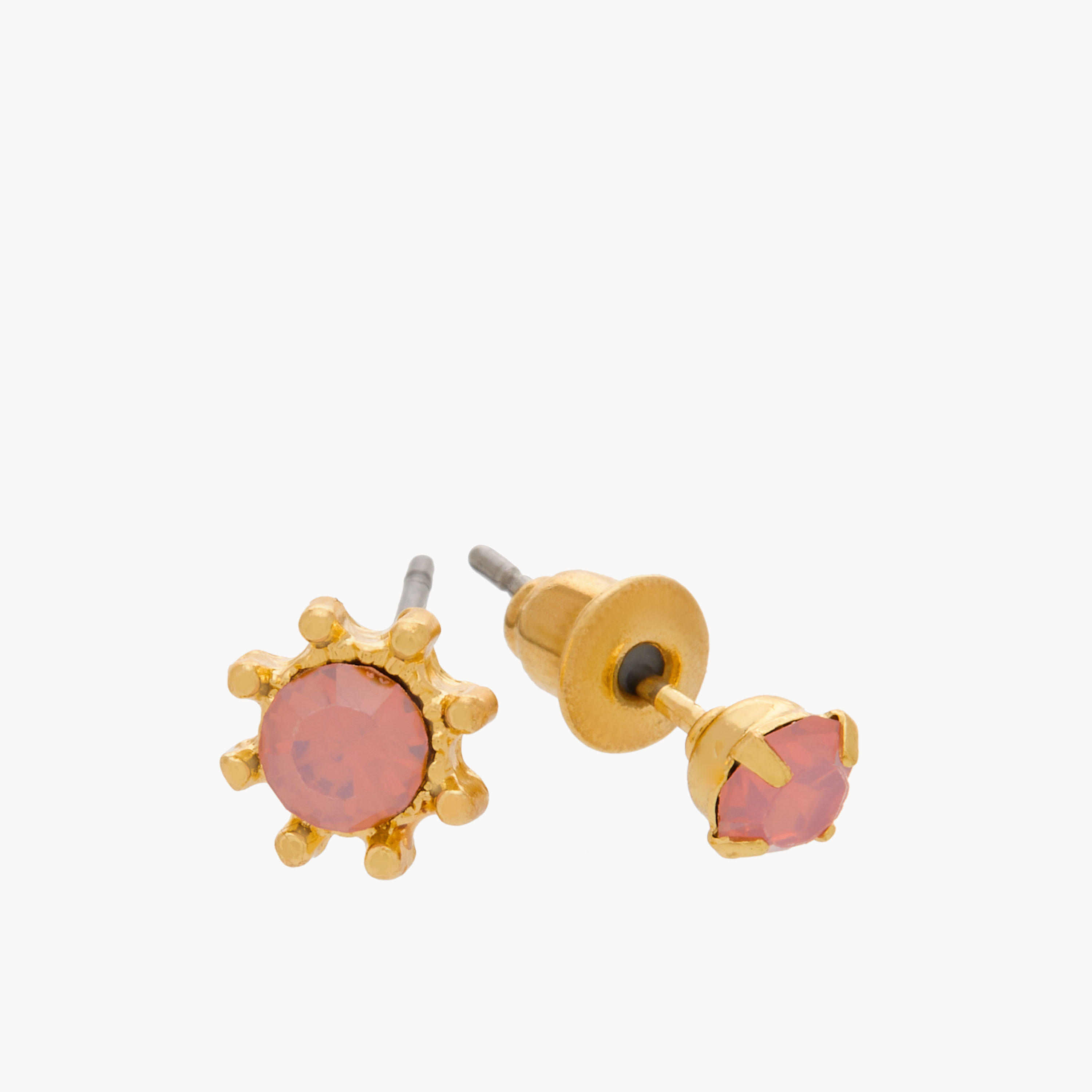 Set of 9 - Gloo Assorted Metallic Stud Earrings with Pushback Closure-women-watchesandjewellery-jewellery-earrings-image-4