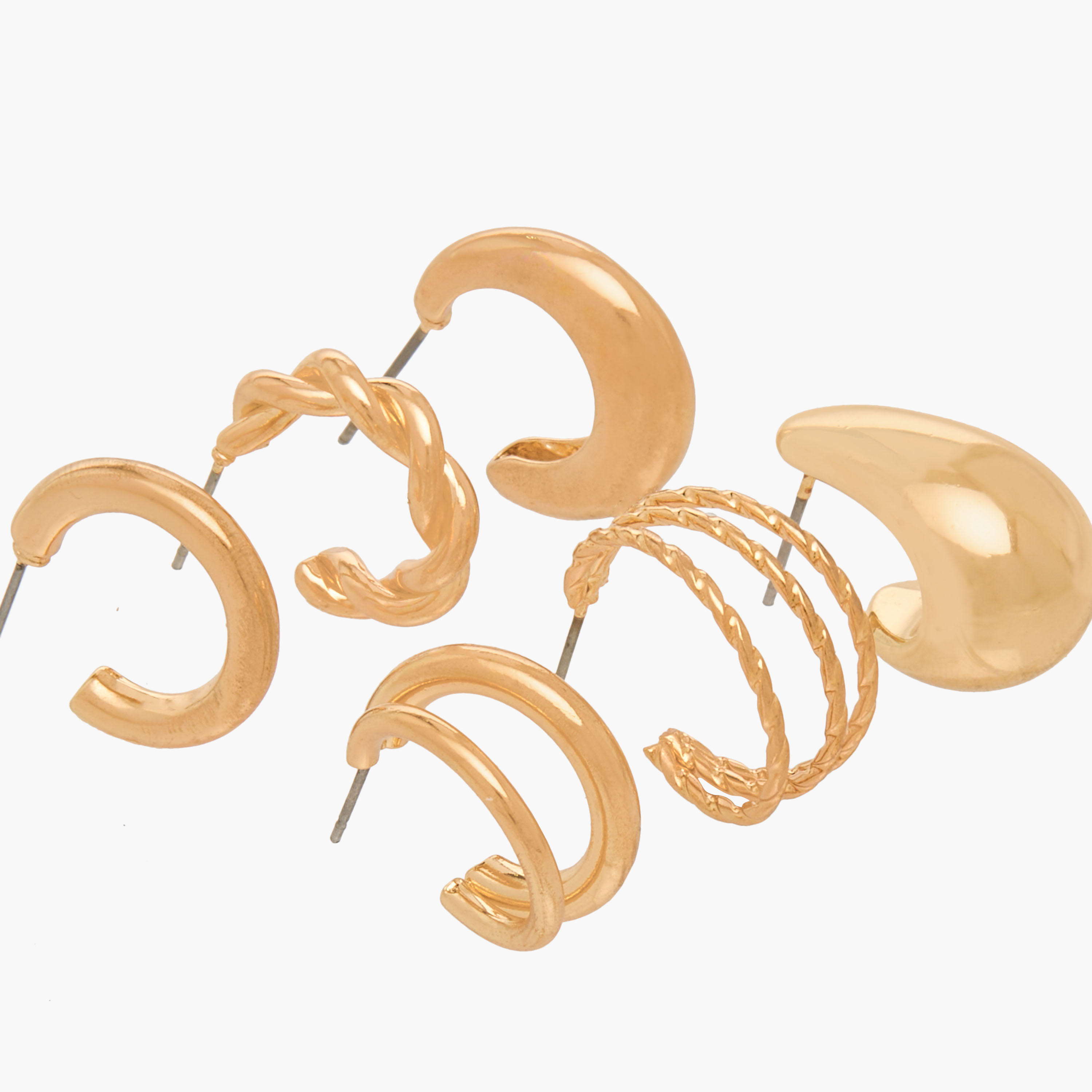 Set of 6 - Gloo Assorted Earrings with Pushback Closure-women-watchesandjewellery-jewellery-earrings-image-3