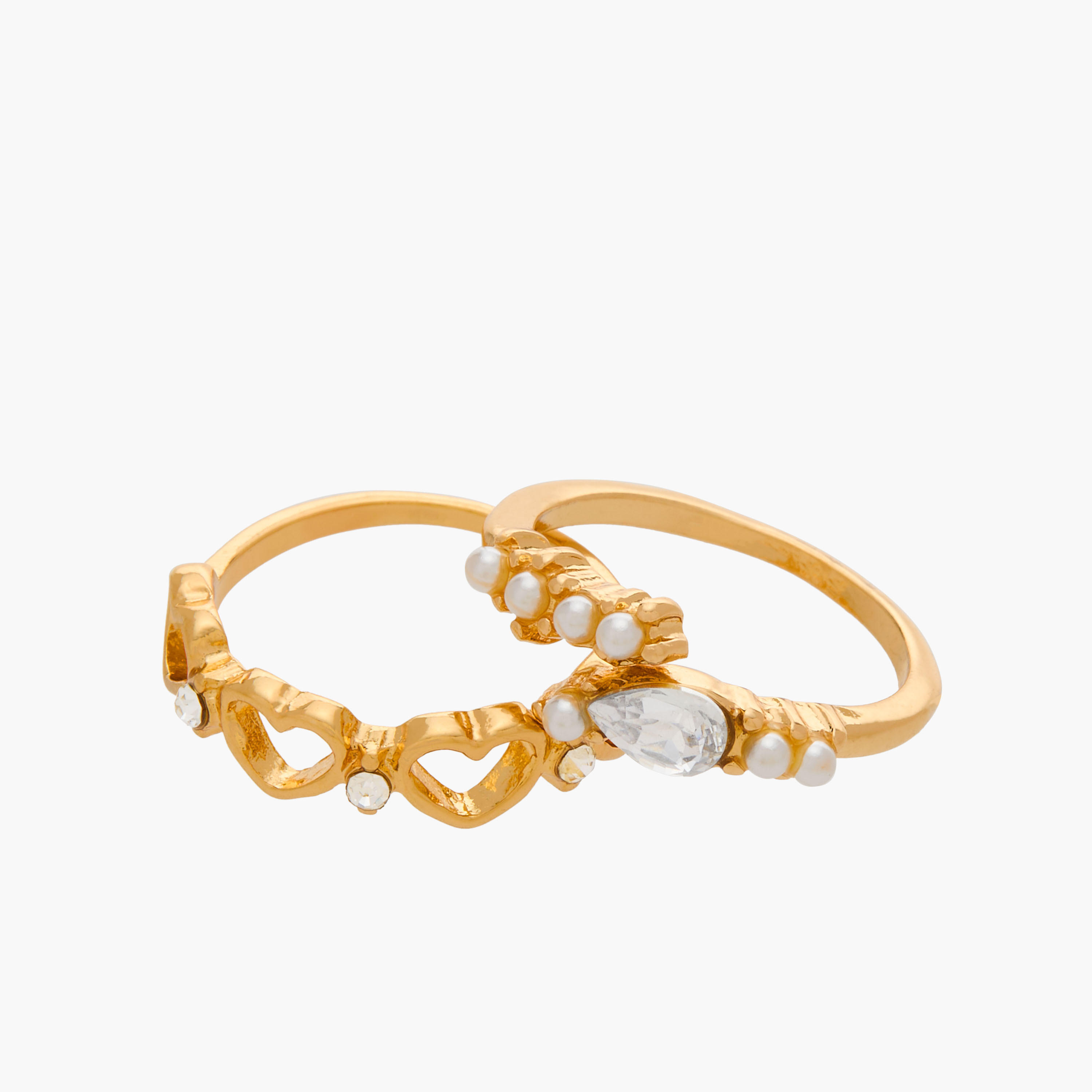 خاتم مزين باللؤلؤ من جلو - مجموعة من 7 قطع-women-watchesandjewellery-jewellery-rings-image-3