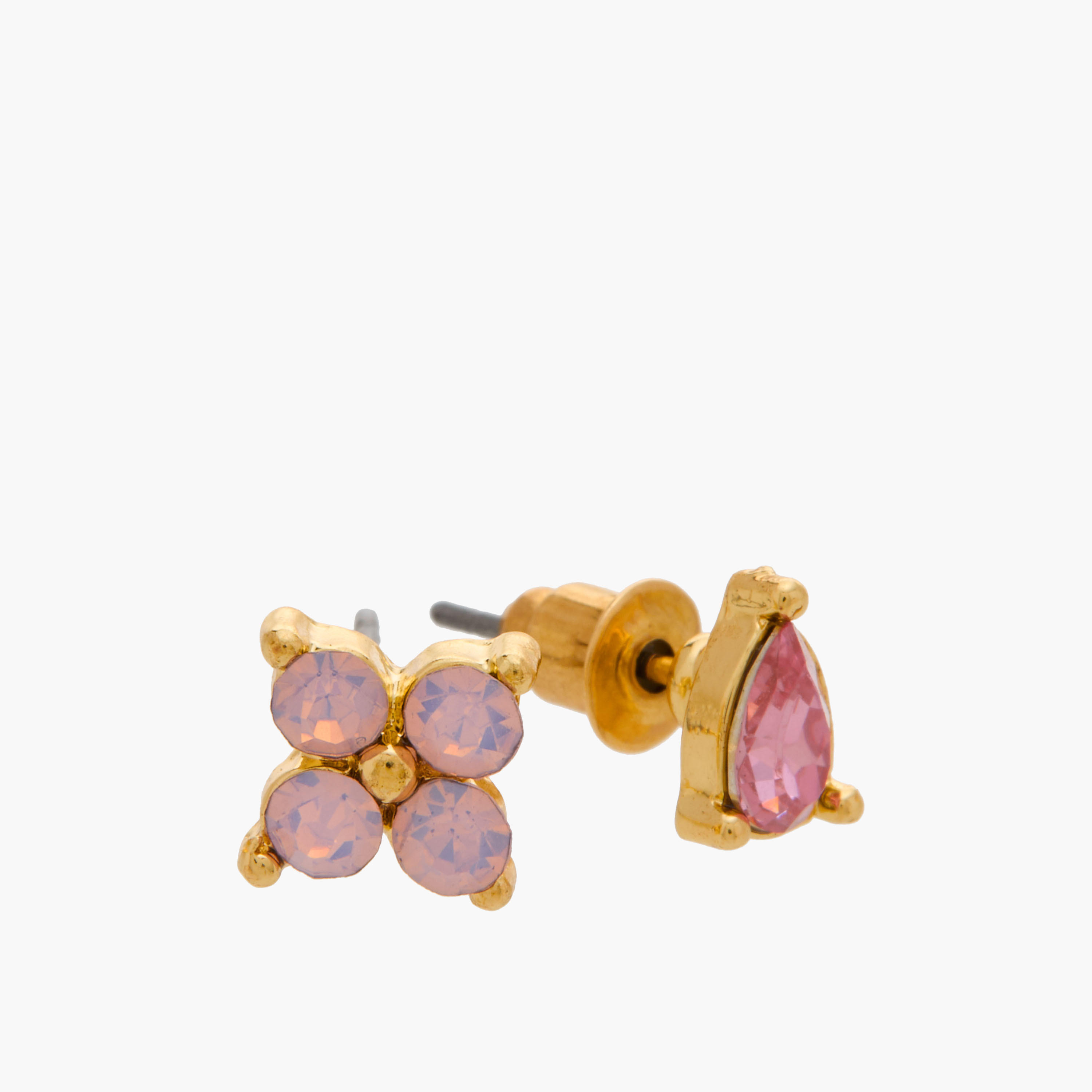 حلقان مزينة بالأحجار بمكبس إغلاق خلفي من جلو - طقم 9 أزواج-women-watchesandjewellery-jewellery-earrings-image-4